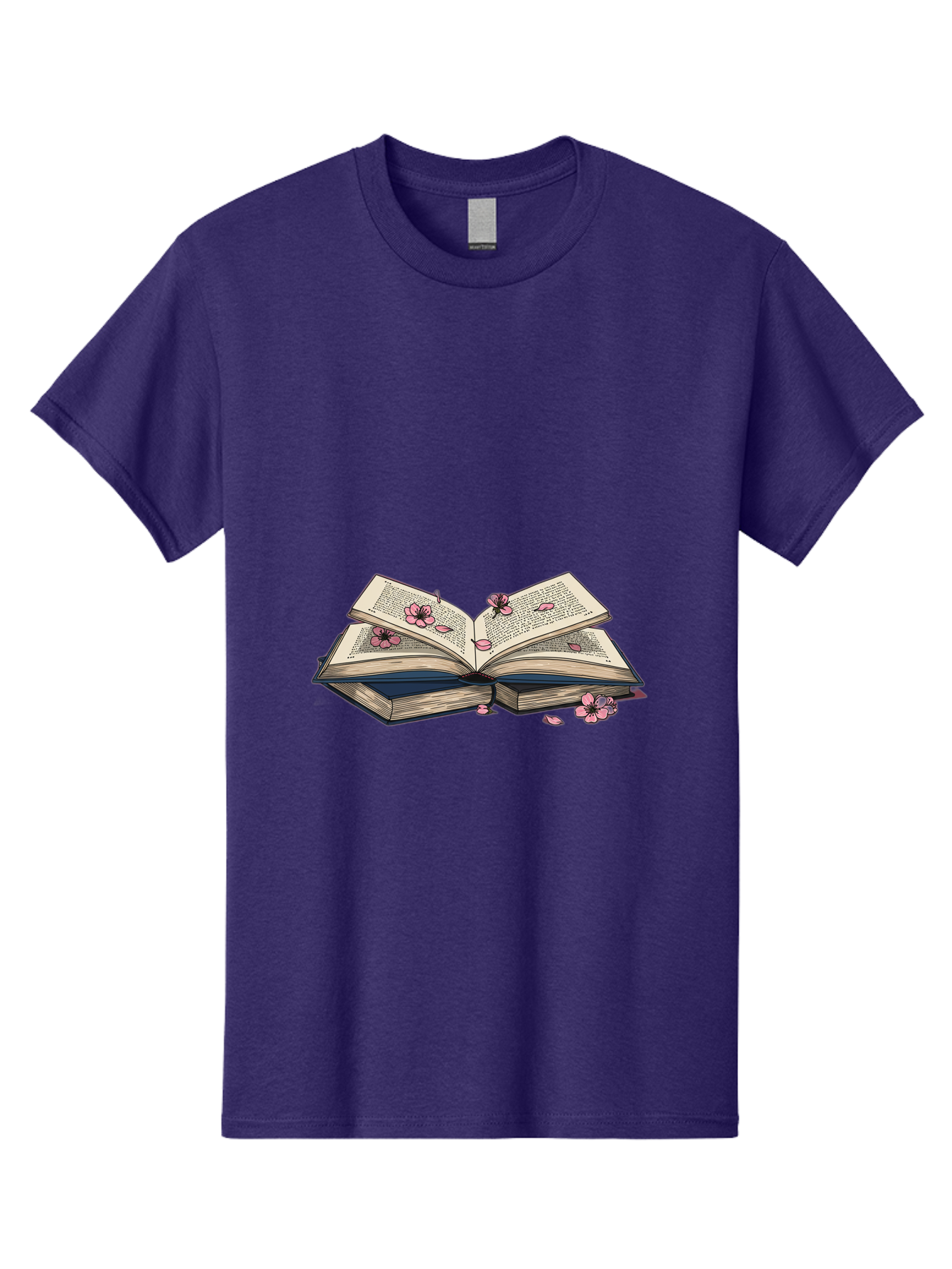 Open-Book-With-Flowers Men'S Graphic Tee, 100% Cotton, Comfortable Casual Summer Wear, Machine Washable, Vintage Camera, Old Camera, Antique Camera, Black Camera, Classic Photography, Photography Equipment, Nostalgic Device, Film Camera, Baj600