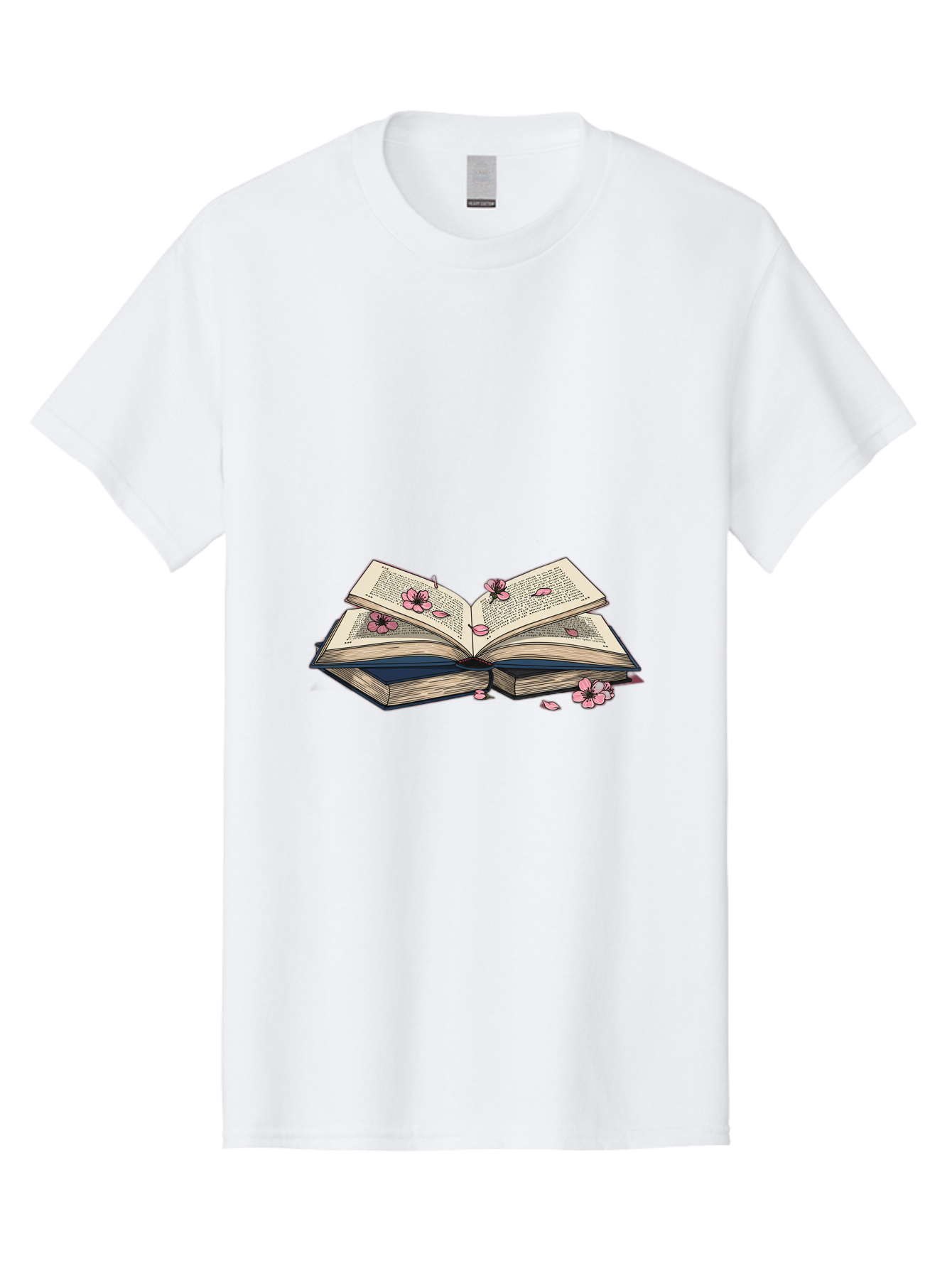 Open-Book-With-Flowers Men'S Graphic Tee, 100% Cotton, Comfortable Casual Summer Wear, Machine Washable, Vintage Camera, Old Camera, Antique Camera, Black Camera, Classic Photography, Photography Equipment, Nostalgic Device, Film Camera, Baj600