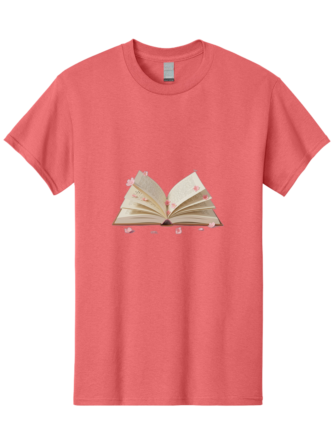 Open-Book-With-Pink-Petals Men'S Graphic Tee, 100% Cotton, Comfortable Casual Summer Wear, Machine Washable, Vintage Camera, Old Camera, Antique Camera, Black Camera, Classic Photography, Photography Equipment, Nostalgic Device, Film Camera, Baj601
