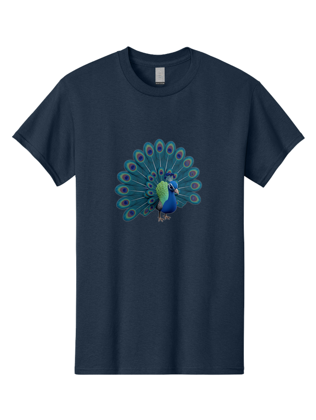 Peacock-2 Men'S Graphic Tee, 100% Cotton, Comfortable Casual Summer Wear, Machine Washable, Vintage Camera, Old Camera, Antique Camera, Black Camera, Classic Photography, Photography Equipment, Nostalgic Device, Film Camera, Camera Art Baj621