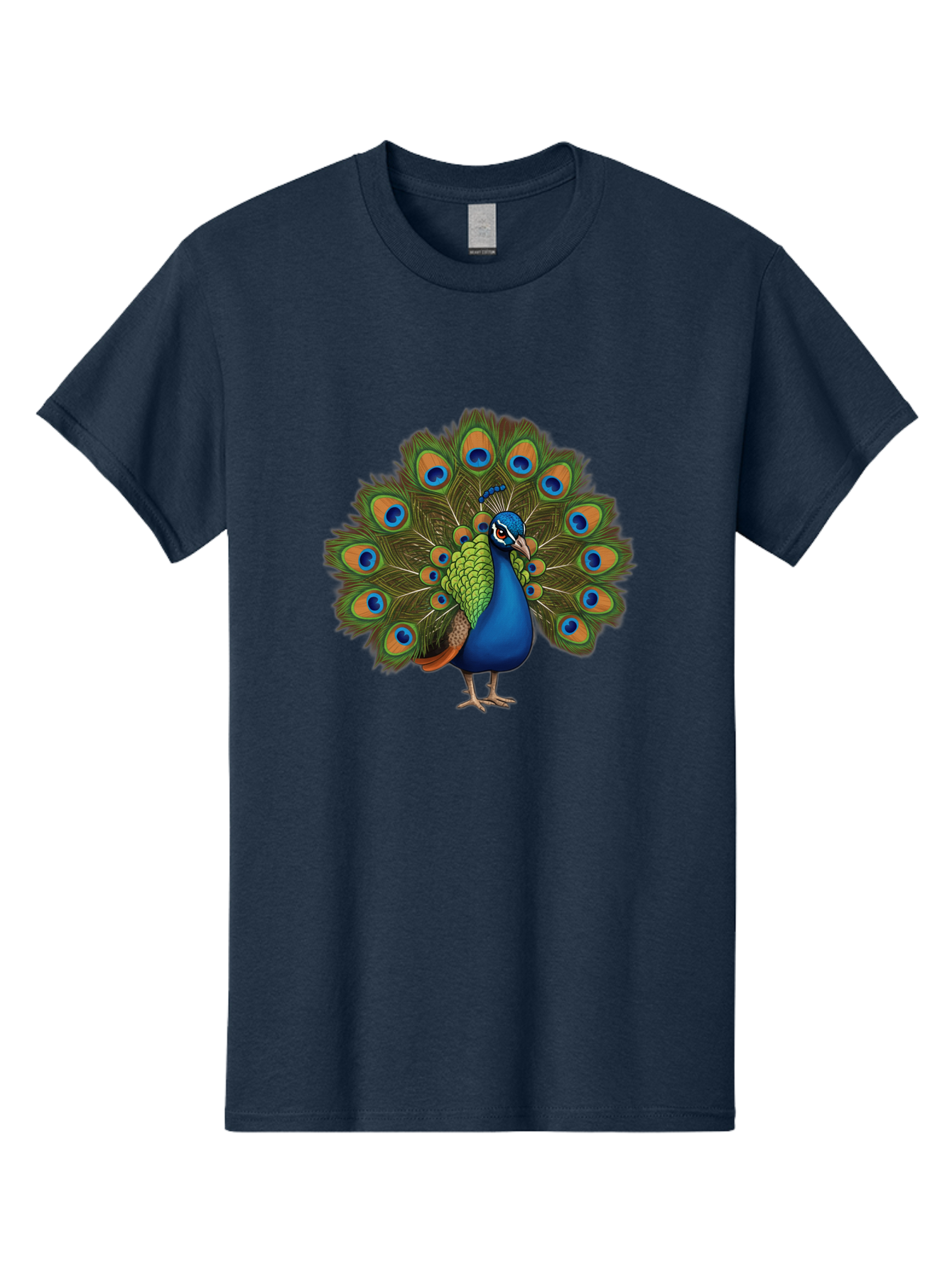 Peacock-3 Men'S Graphic Tee, 100% Cotton, Comfortable Casual Summer Wear, Machine Washable, Vintage Camera, Old Camera, Antique Camera, Black Camera, Classic Photography, Photography Equipment, Nostalgic Device, Film Camera, Camera Art Baj622