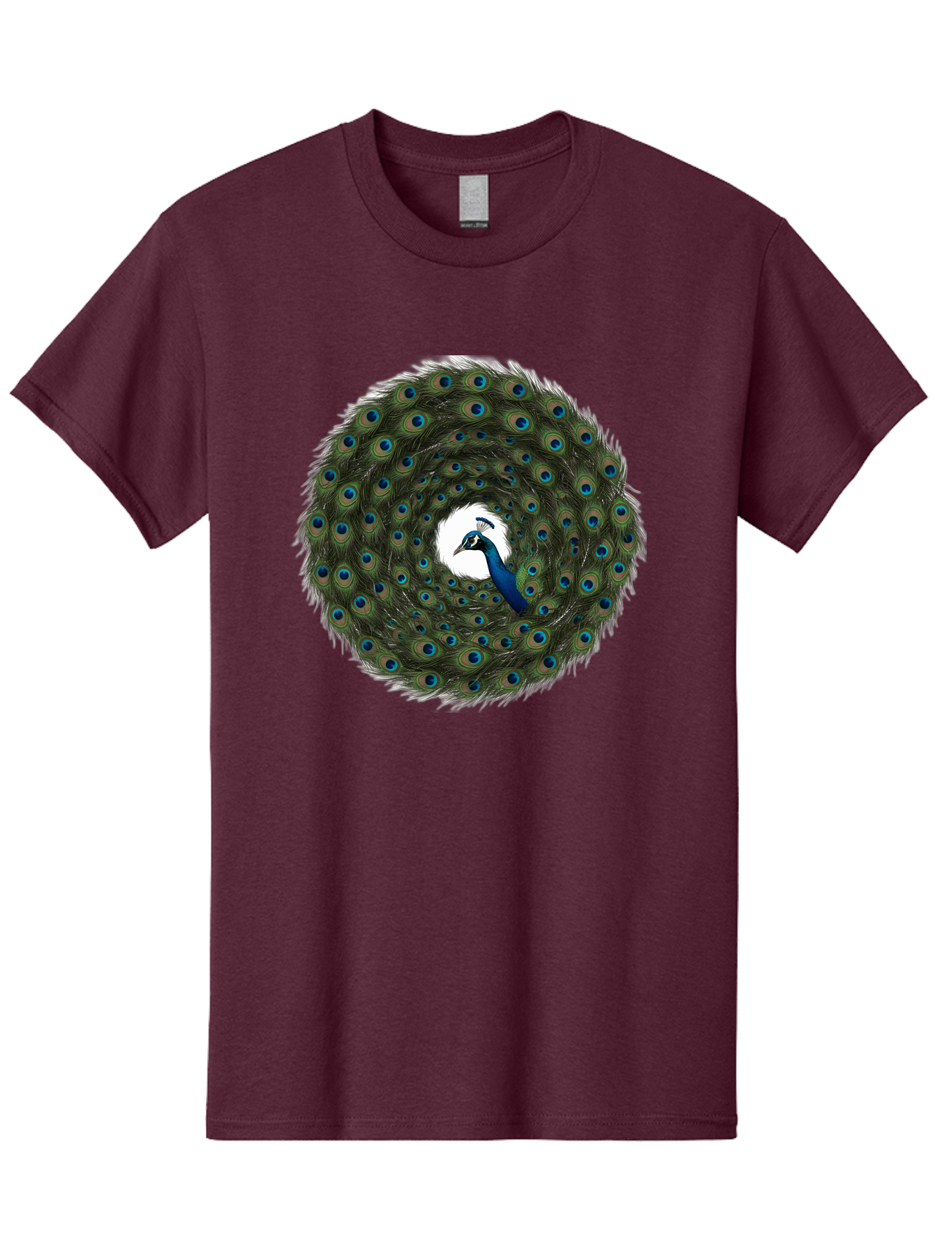 Peacock-Feathers-1 Men'S Graphic Tee, 100% Cotton, Comfortable Casual Summer Wear, Machine Washable, Vintage Camera, Old Camera, Antique Camera, Black Camera, Classic Photography, Photography Equipment, Nostalgic Device, Film Camera, Baj629