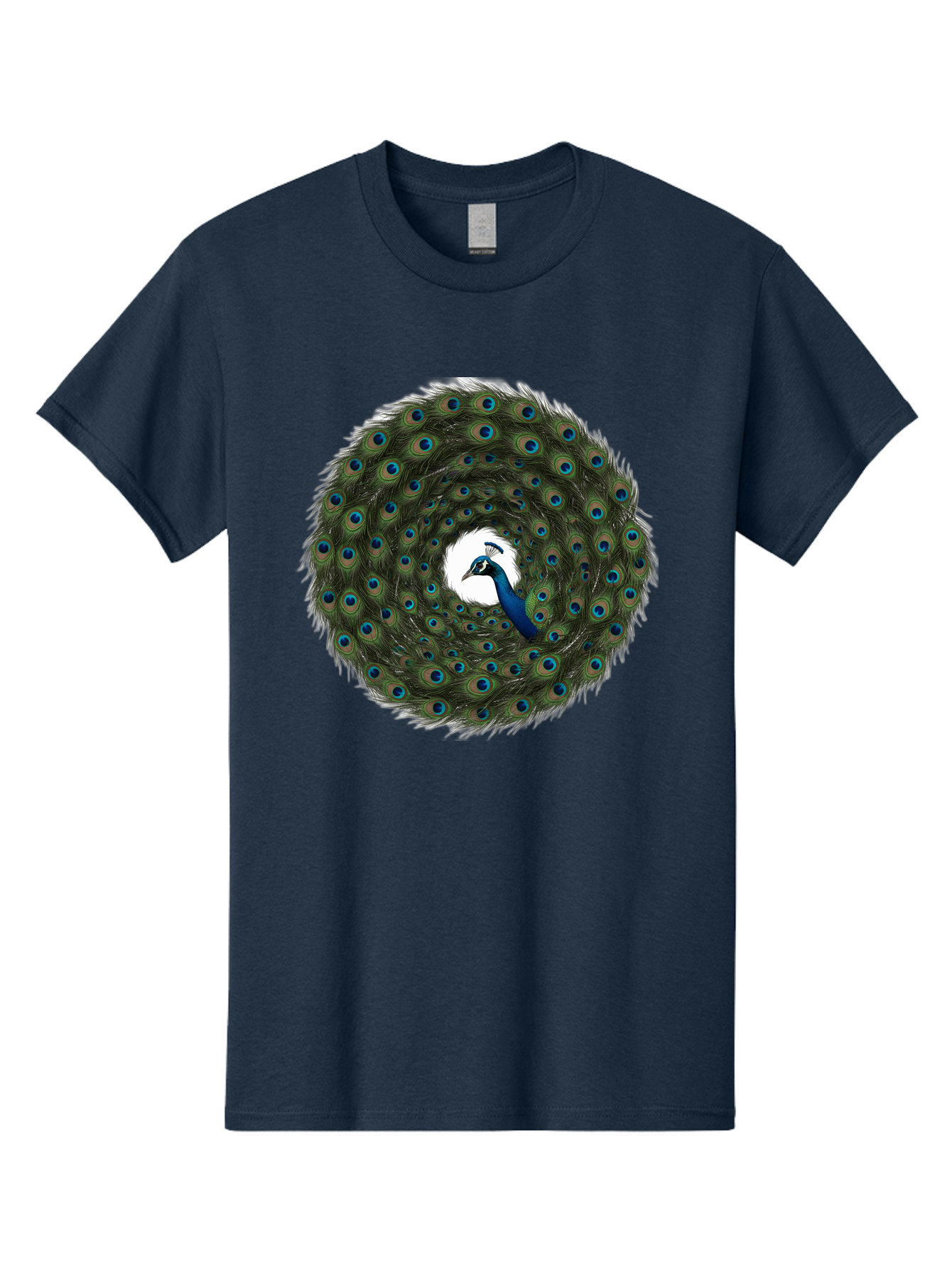Peacock-Feathers-1 Men'S Graphic Tee, 100% Cotton, Comfortable Casual Summer Wear, Machine Washable, Vintage Camera, Old Camera, Antique Camera, Black Camera, Classic Photography, Photography Equipment, Nostalgic Device, Film Camera, Baj629