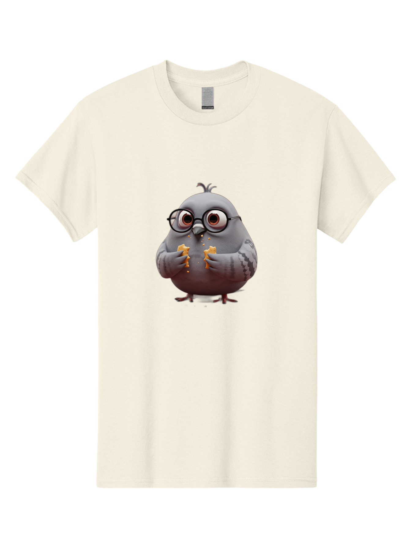 Pigeon-In-Glasses Men'S Graphic Tee, 100% Cotton, Comfortable Casual Summer Wear, Machine Washable, Vintage Camera, Old Camera, Antique Camera, Black Camera, Classic Photography, Photography Equipment, Nostalgic Device, Film Camera, Camera Art Baj641