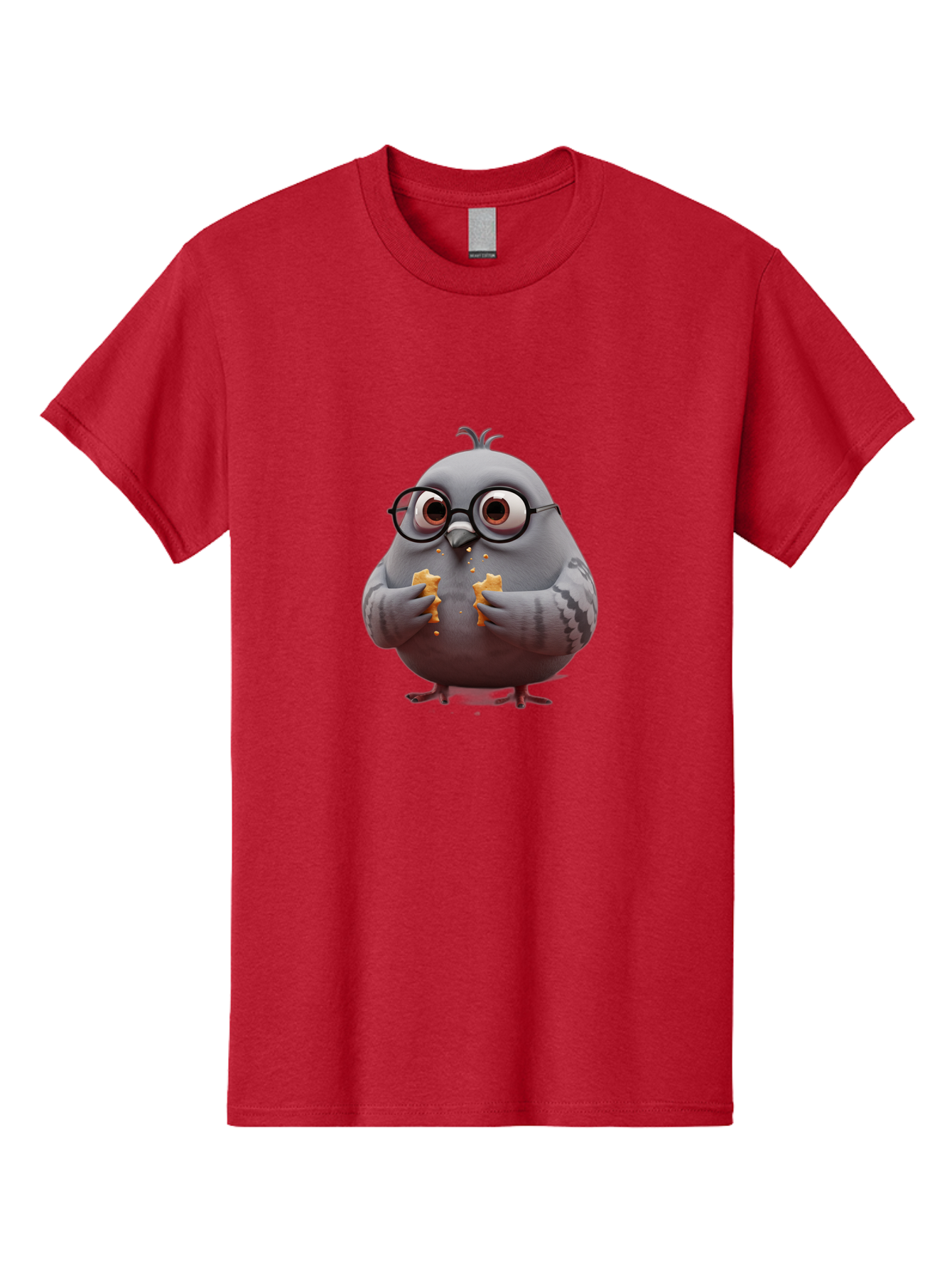 Pigeon-In-Glasses Men'S Graphic Tee, 100% Cotton, Comfortable Casual Summer Wear, Machine Washable, Vintage Camera, Old Camera, Antique Camera, Black Camera, Classic Photography, Photography Equipment, Nostalgic Device, Film Camera, Camera Art Baj641