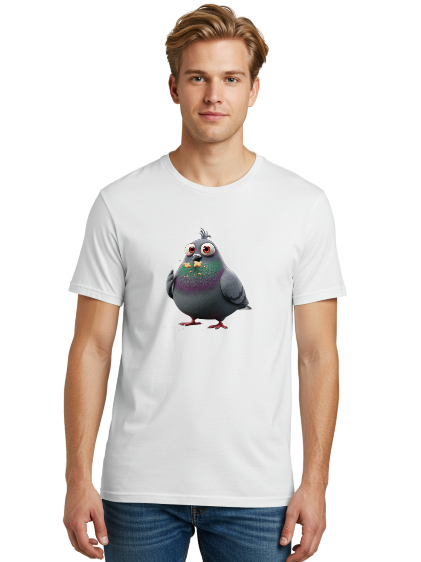 Pigeon-With-Crackers Men'S Graphic Tee, 100% Cotton, Comfortable Casual Summer Wear, Machine Washable, Vintage Camera, Old Camera, Antique Camera, Black Camera, Classic Photography, Photography Equipment, Nostalgic Device, Film Camera, Baj643