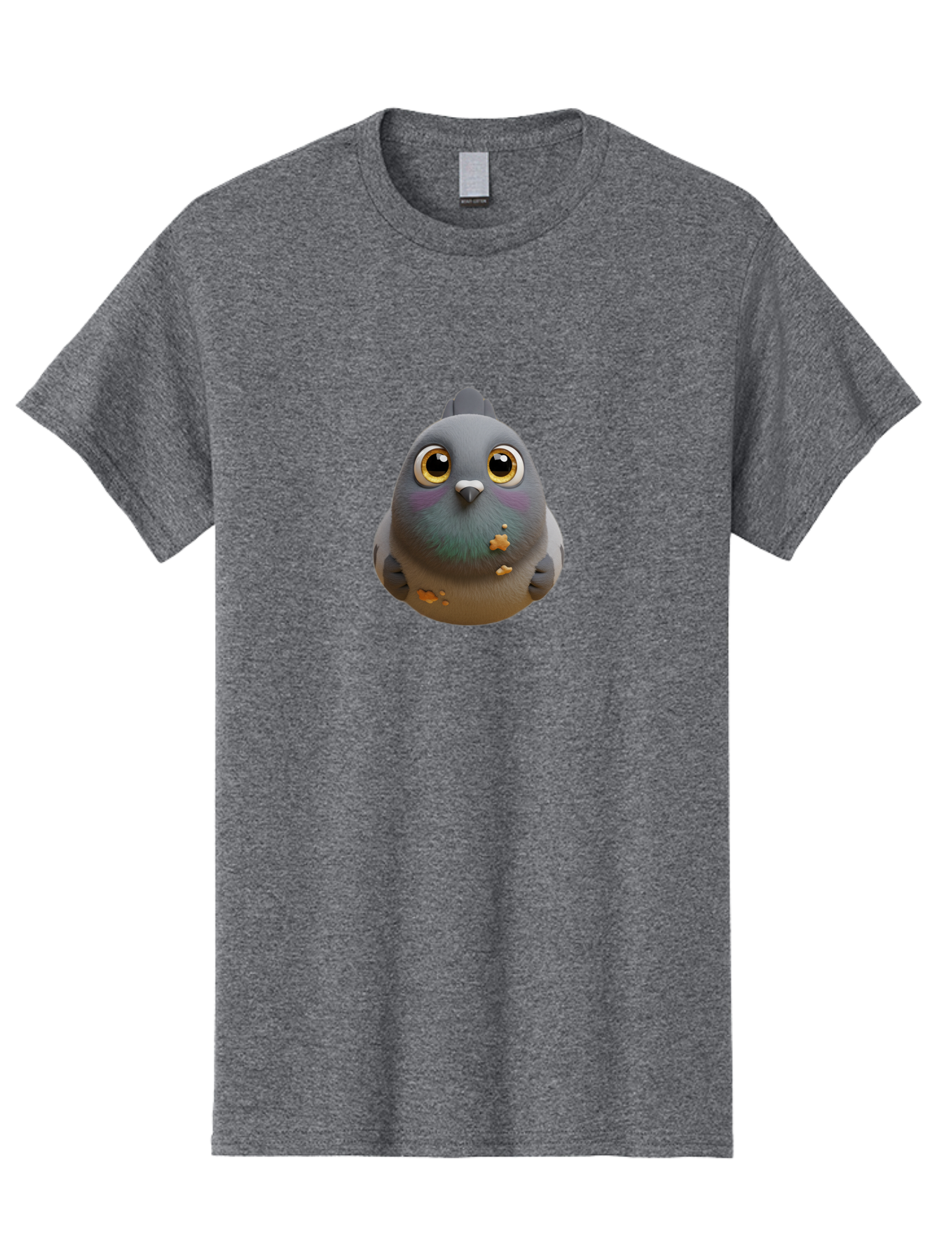 Pigeon-With-Oversized-Eyes Men'S Graphic Tee, 100% Cotton, Comfortable Casual Summer Wear, Machine Washable, Vintage Camera, Old Camera, Antique Camera, Black Camera, Classic Photography, Photography Equipment, Nostalgic Device, Film Camera, Baj645