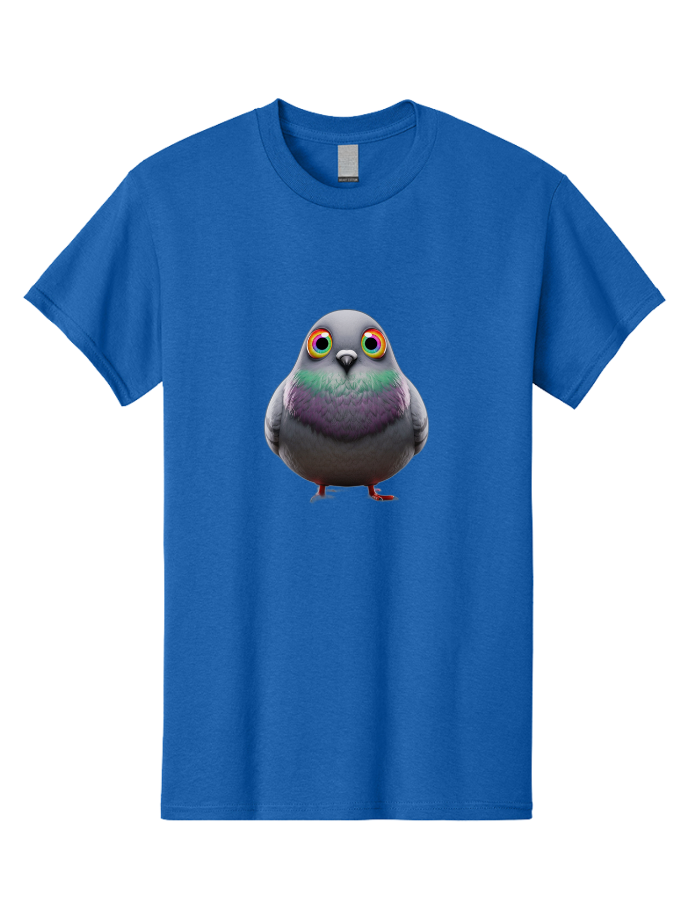 Pigeon-With-Rainbow-Eyes Men'S Graphic Tee, 100% Cotton, Comfortable Casual Summer Wear, Machine Washable, Vintage Camera, Old Camera, Antique Camera, Black Camera, Classic Photography, Photography Equipment, Nostalgic Device, Film Camera, Baj646