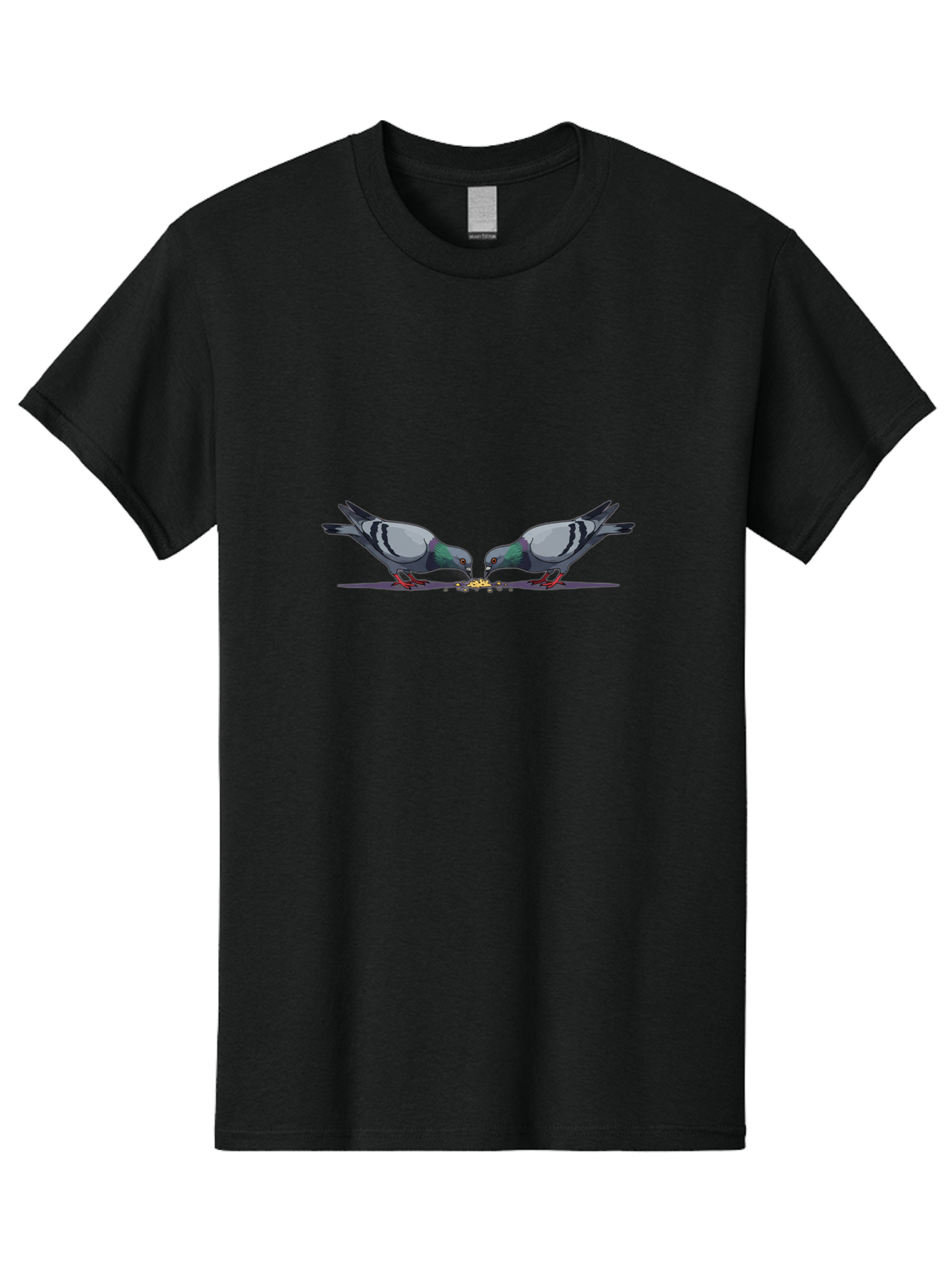 Pigeons-Eating Men'S Graphic Tee, 100% Cotton, Comfortable Casual Summer Wear, Machine Washable, Vintage Camera, Old Camera, Antique Camera, Black Camera, Classic Photography, Photography Equipment, Nostalgic Device, Film Camera, Camera Art Baj649