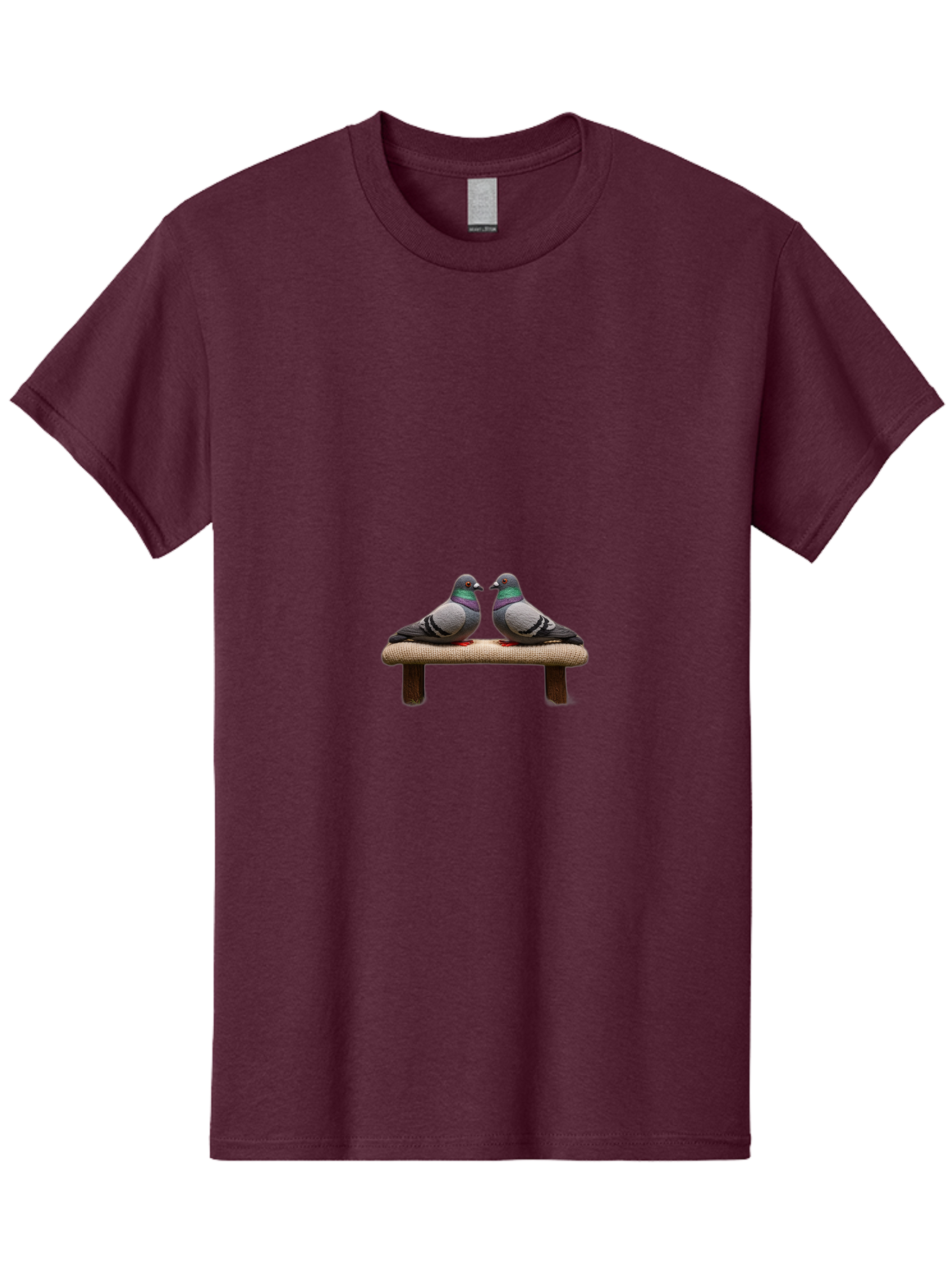 Pigeons-On-Bench Men'S Graphic Tee, 100% Cotton, Comfortable Casual Summer Wear, Machine Washable, Vintage Camera, Old Camera, Antique Camera, Black Camera, Classic Photography, Photography Equipment, Nostalgic Device, Film Camera, Camera Art Baj650