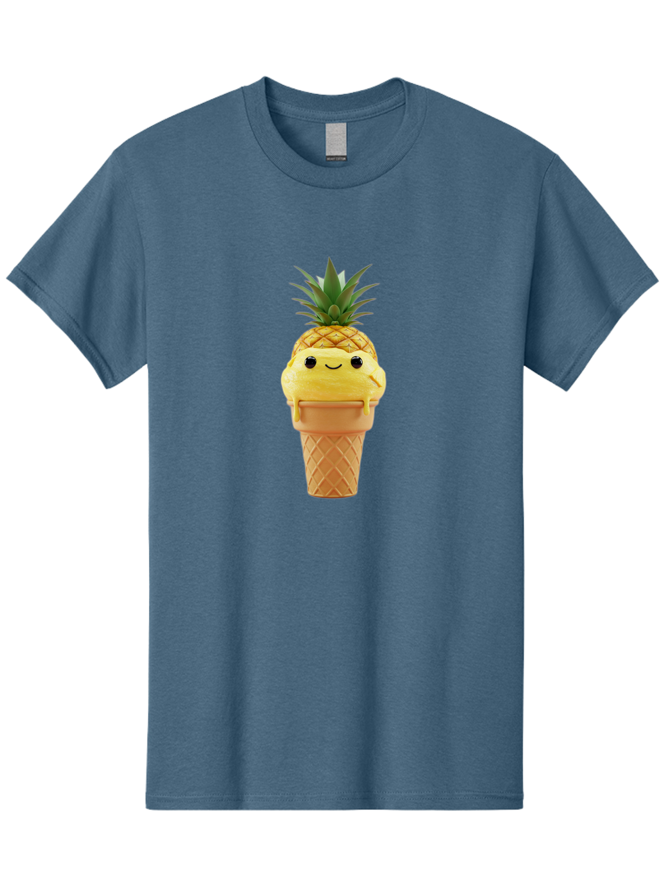 Pineapple-Ice-Cream Men'S Graphic Tee, 100% Cotton, Comfortable Casual Summer Wear, Machine Washable, Vintage Camera, Old Camera, Antique Camera, Black Camera, Classic Photography, Photography Equipment, Nostalgic Device, Film Camera, Baj655