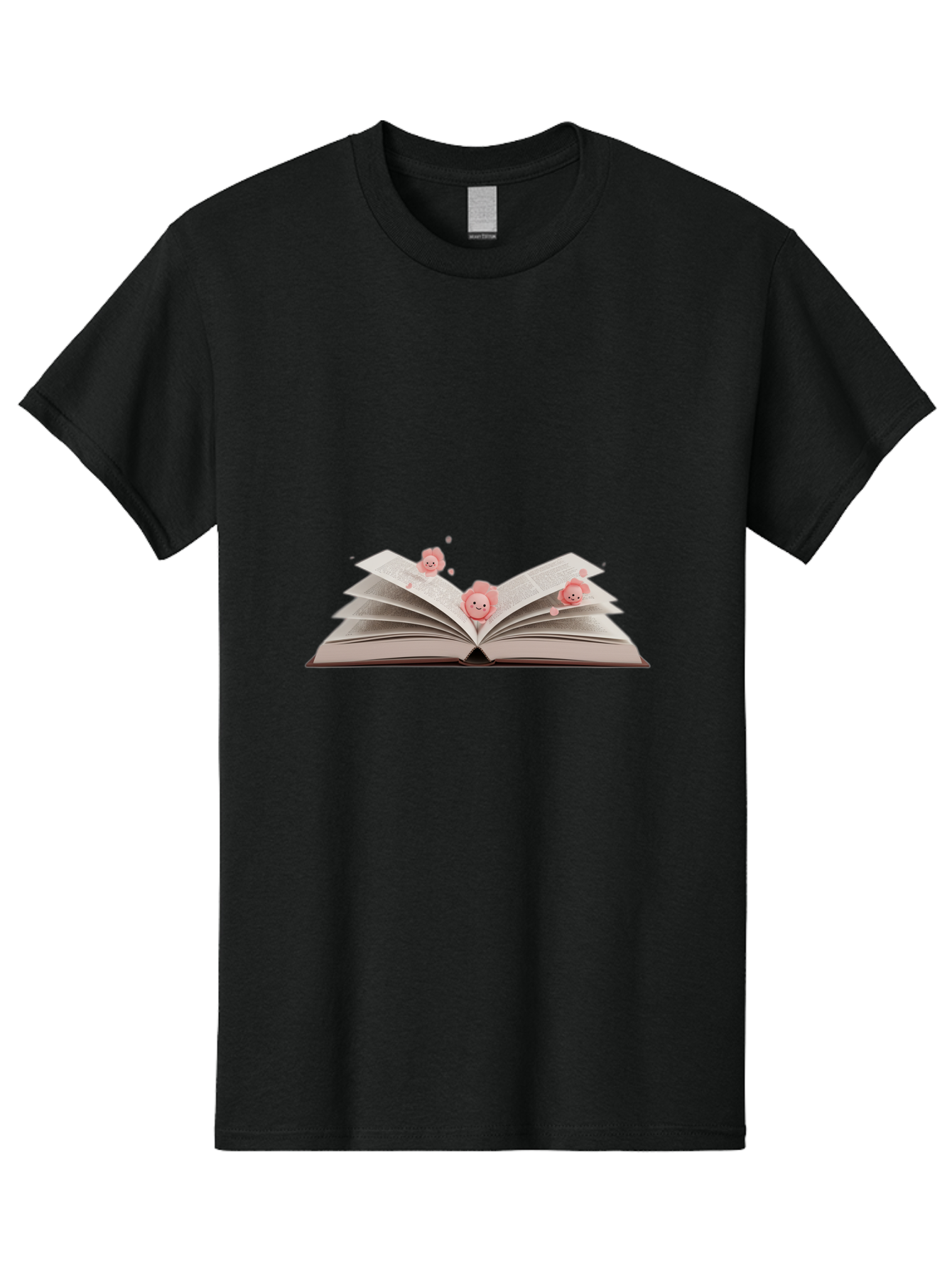 Pink-Characters-Flying-Out-Of-Book Men'S Graphic Tee, 100% Cotton, Comfortable Casual Summer Wear, Machine Washable, Vintage Camera, Old Camera, Antique Camera, Black Camera, Classic Photography, Photography Equipment, Nostalgic Device, Baj660