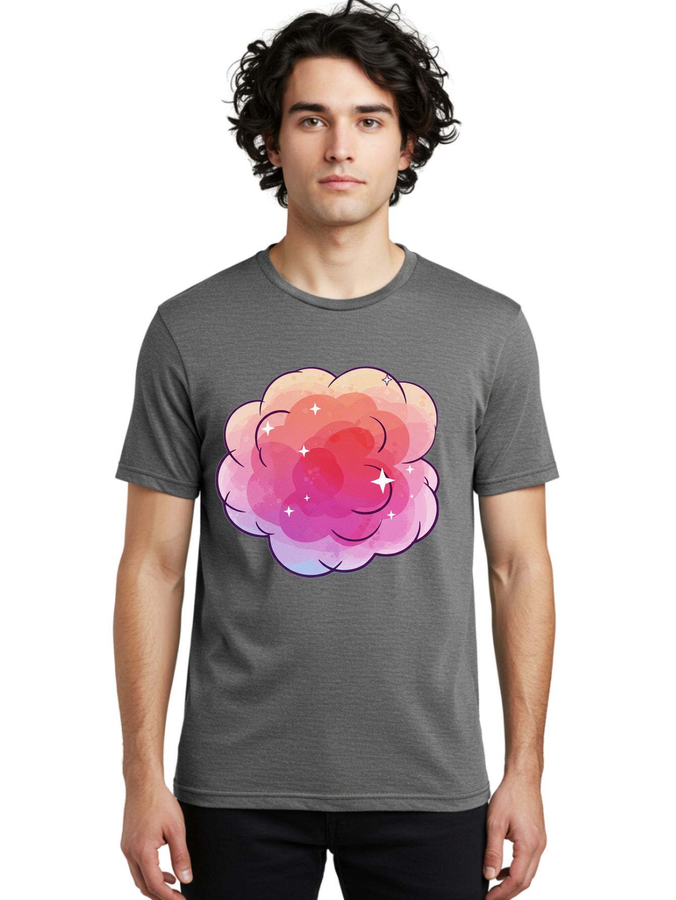Pink-Cloud Men'S Graphic Tee, 100% Cotton, Comfortable Casual Summer Wear, Machine Washable, Vintage Camera, Old Camera, Antique Camera, Black Camera, Classic Photography, Photography Equipment, Nostalgic Device, Film Camera, Camera Art Baj662
