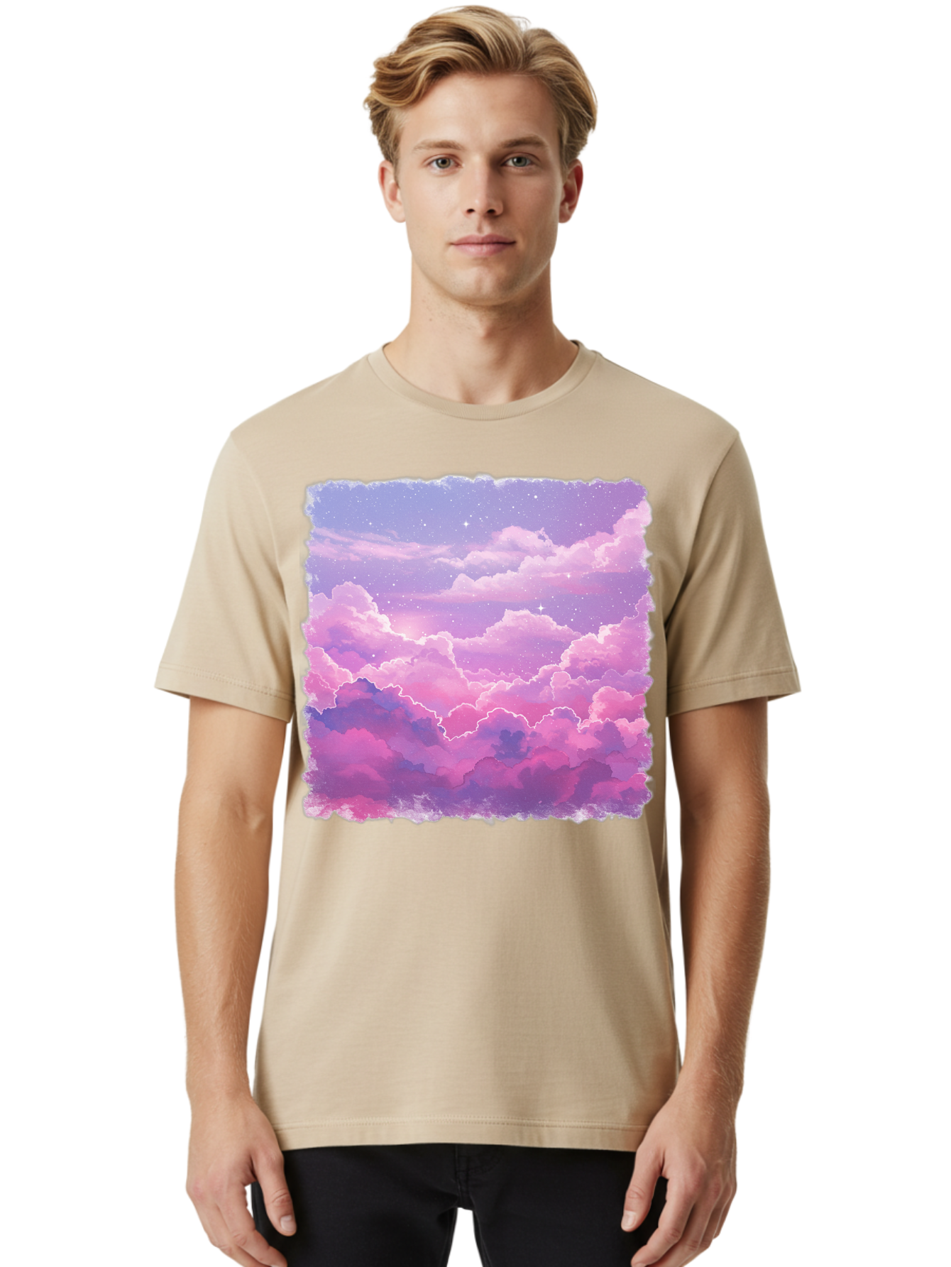 Pink-Clouds Men'S Graphic Tee, 100% Cotton, Comfortable Casual Summer Wear, Machine Washable, Vintage Camera, Old Camera, Antique Camera, Black Camera, Classic Photography, Photography Equipment, Nostalgic Device, Film Camera, Camera Art Baj663