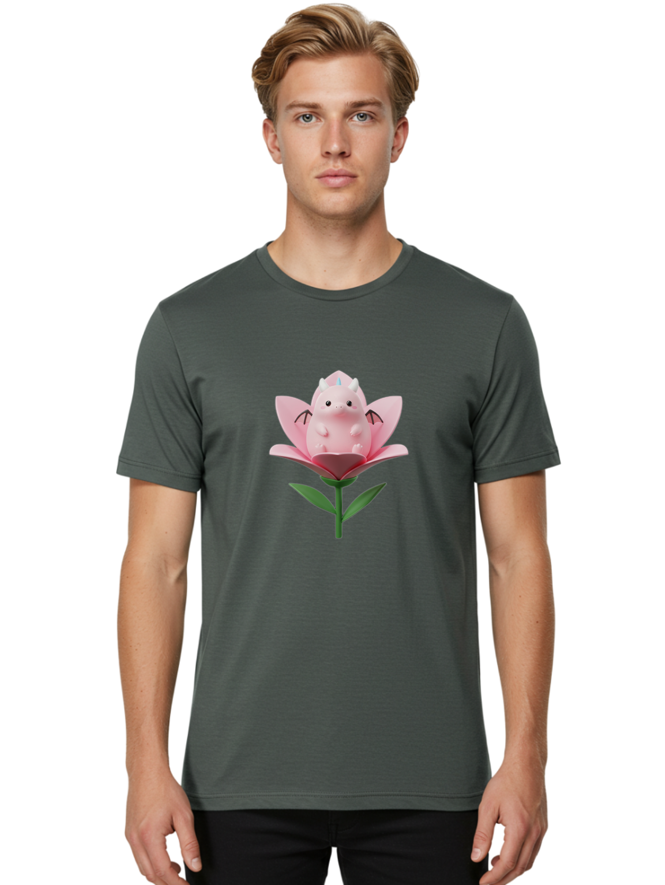 Pink-Dragon-In-Flower Men'S Graphic Tee, 100% Cotton, Comfortable Casual Summer Wear, Machine Washable, Vintage Camera, Old Camera, Antique Camera, Black Camera, Classic Photography, Photography Equipment, Nostalgic Device, Film Camera, Baj665