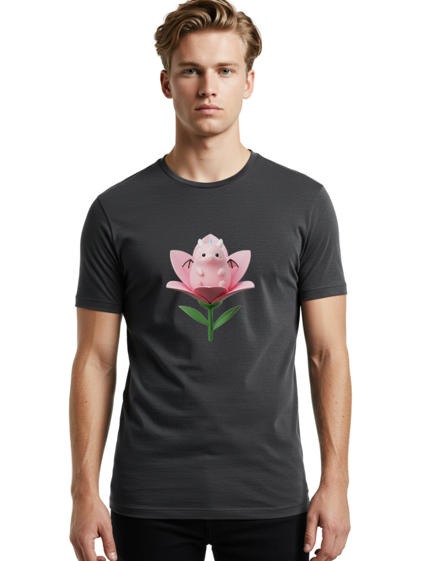 Pink-Dragon-In-Flower Men'S Graphic Tee, 100% Cotton, Comfortable Casual Summer Wear, Machine Washable, Vintage Camera, Old Camera, Antique Camera, Black Camera, Classic Photography, Photography Equipment, Nostalgic Device, Film Camera, Baj665