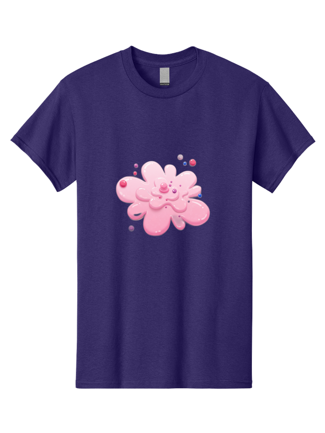 Pink-Droplet-Flower Men'S Graphic Tee, 100% Cotton, Comfortable Casual Summer Wear, Machine Washable, Vintage Camera, Old Camera, Antique Camera, Black Camera, Classic Photography, Photography Equipment, Nostalgic Device, Film Camera, Baj668