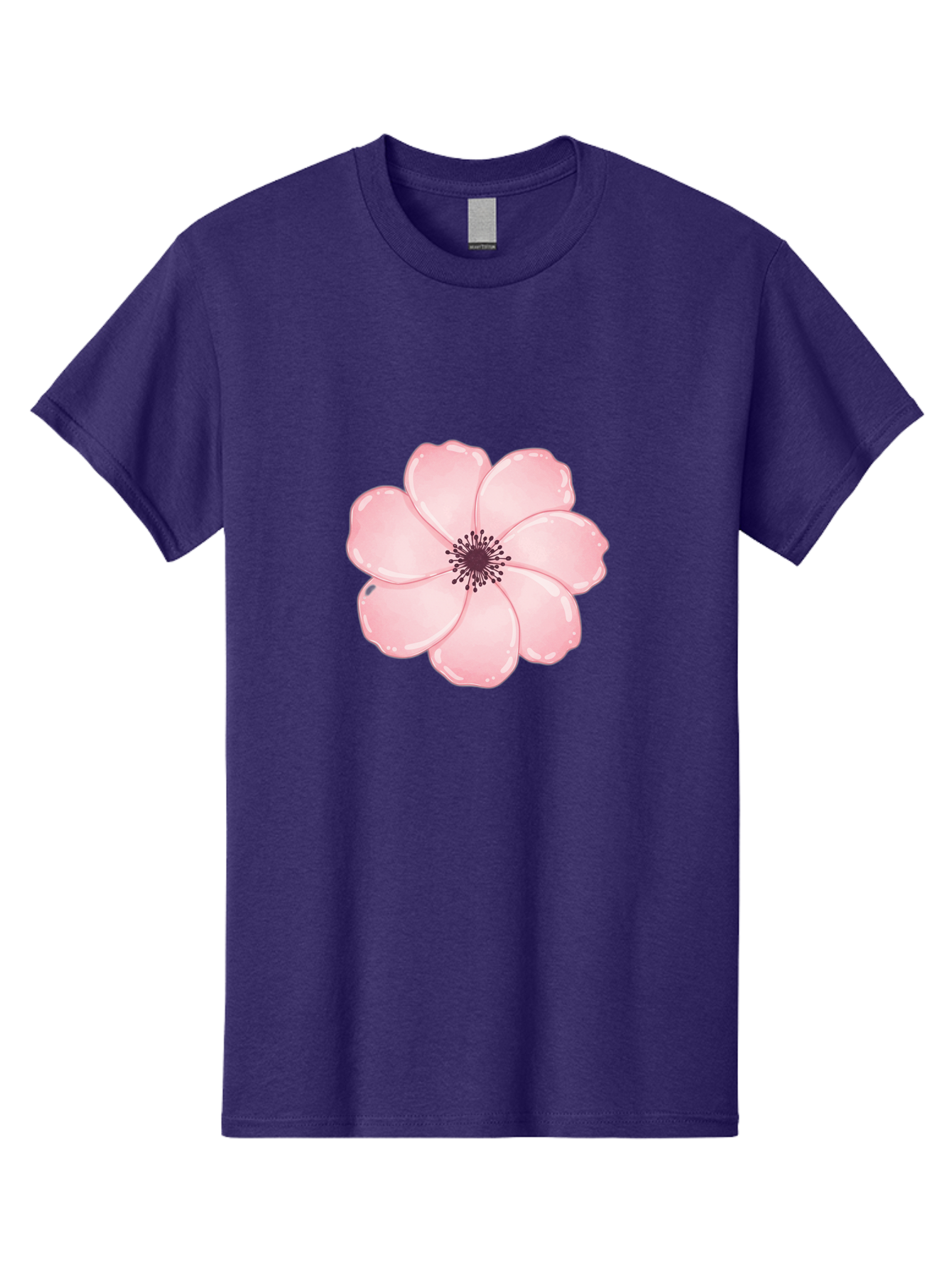 Pink-Flower Men'S Graphic Tee, 100% Cotton, Comfortable Casual Summer Wear, Machine Washable, Vintage Camera, Old Camera, Antique Camera, Black Camera, Classic Photography, Photography Equipment, Nostalgic Device, Film Camera, Camera Art Baj670