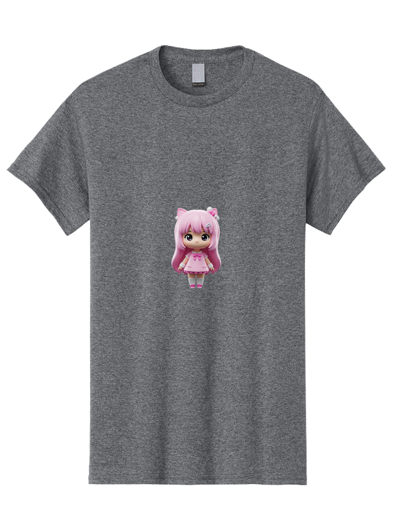 Pink-Hair-Anime-Doll Men'S Graphic Tee, 100% Cotton, Comfortable Casual Summer Wear, Machine Washable, Vintage Camera, Old Camera, Antique Camera, Black Camera, Classic Photography, Photography Equipment, Nostalgic Device, Film Camera, Baj671