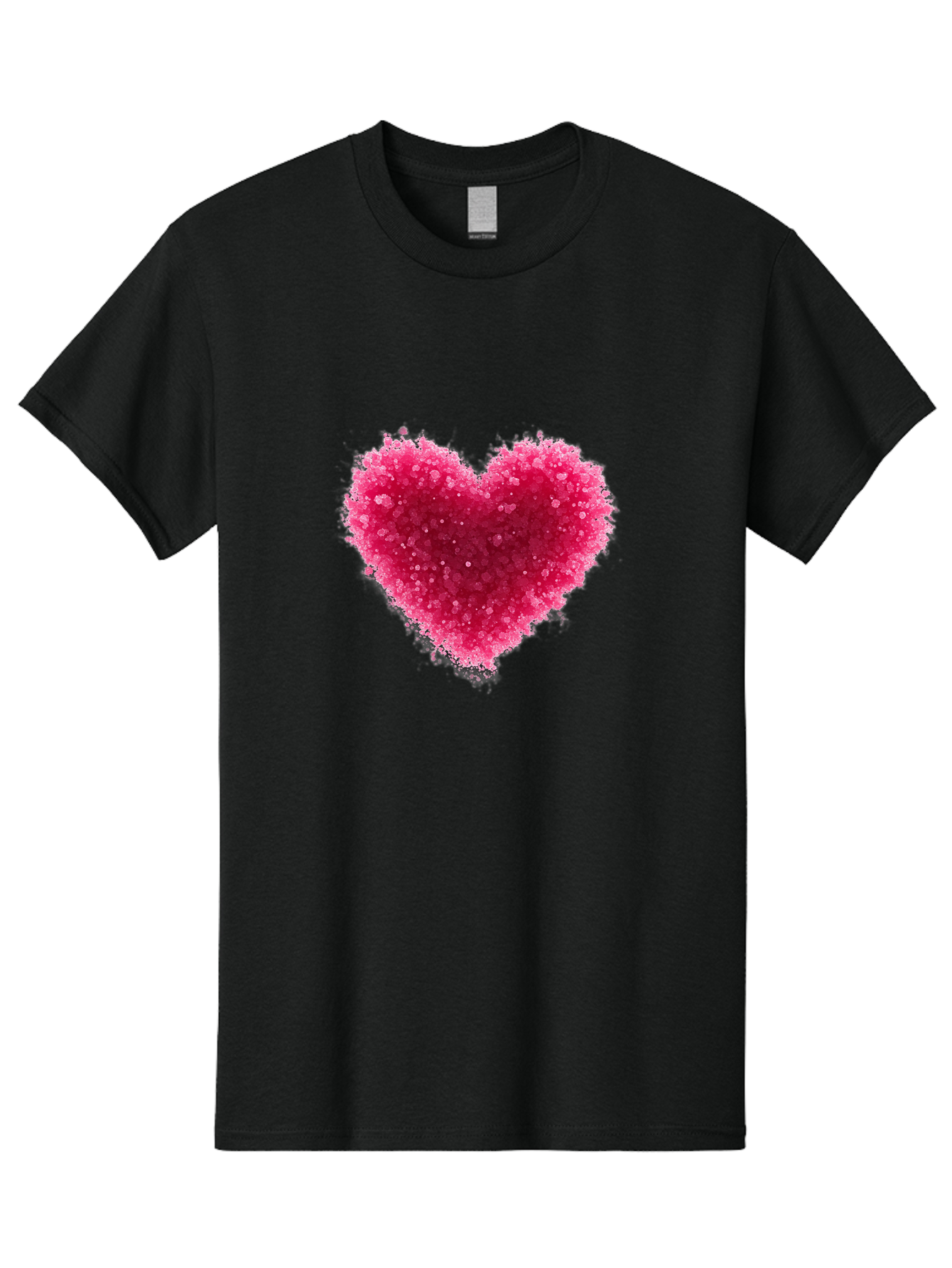 Pink-Heart-1 Men'S Graphic Tee, 100% Cotton, Comfortable Casual Summer Wear, Machine Washable, Vintage Camera, Old Camera, Antique Camera, Black Camera, Classic Photography, Photography Equipment, Nostalgic Device, Film Camera, Camera Art Baj672