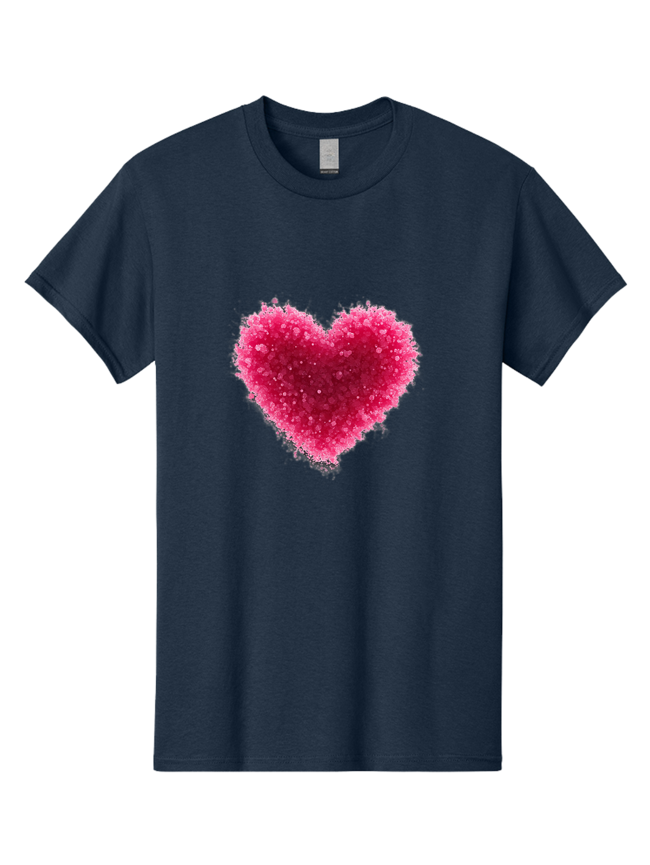 Pink-Heart-1 Men'S Graphic Tee, 100% Cotton, Comfortable Casual Summer Wear, Machine Washable, Vintage Camera, Old Camera, Antique Camera, Black Camera, Classic Photography, Photography Equipment, Nostalgic Device, Film Camera, Camera Art Baj672