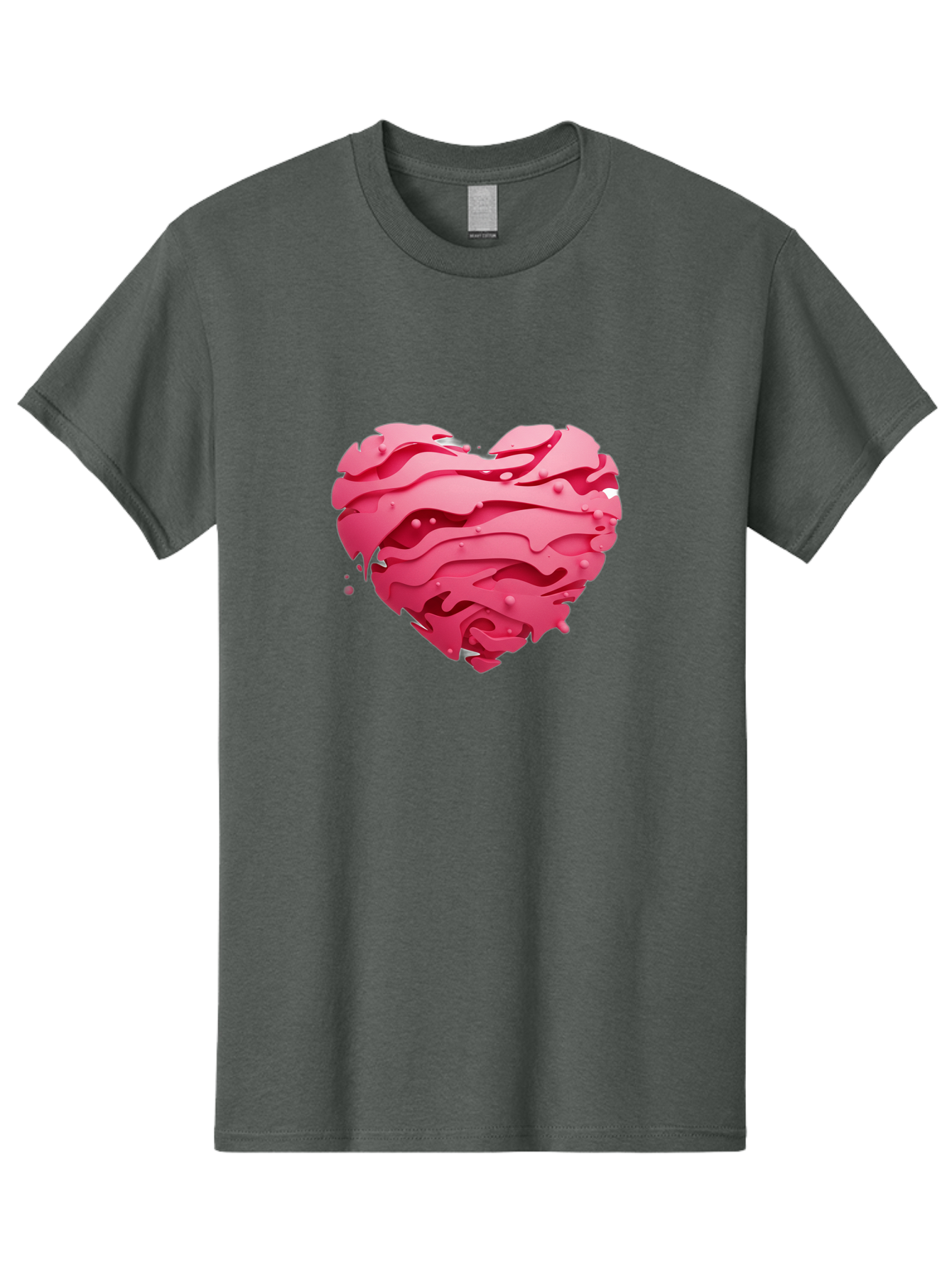 Pink-Heart-5 Men'S Graphic Tee, 100% Cotton, Comfortable Casual Summer Wear, Machine Washable, Vintage Camera, Old Camera, Antique Camera, Black Camera, Classic Photography, Photography Equipment, Nostalgic Device, Film Camera, Camera Art Baj676