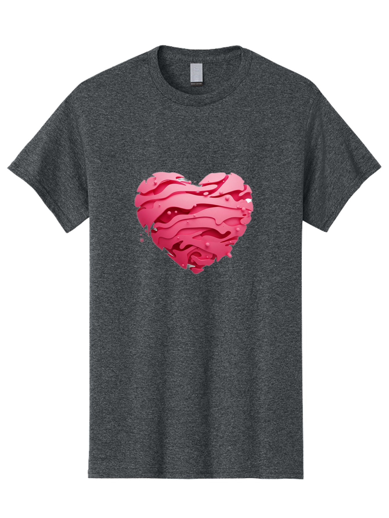 Pink-Heart-5 Men'S Graphic Tee, 100% Cotton, Comfortable Casual Summer Wear, Machine Washable, Vintage Camera, Old Camera, Antique Camera, Black Camera, Classic Photography, Photography Equipment, Nostalgic Device, Film Camera, Camera Art Baj676