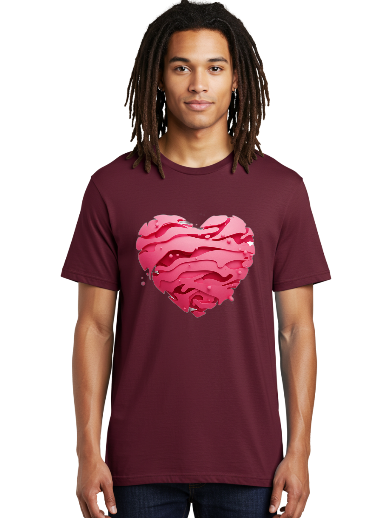 Pink-Heart-5 Men'S Graphic Tee, 100% Cotton, Comfortable Casual Summer Wear, Machine Washable, Vintage Camera, Old Camera, Antique Camera, Black Camera, Classic Photography, Photography Equipment, Nostalgic Device, Film Camera, Camera Art Baj676