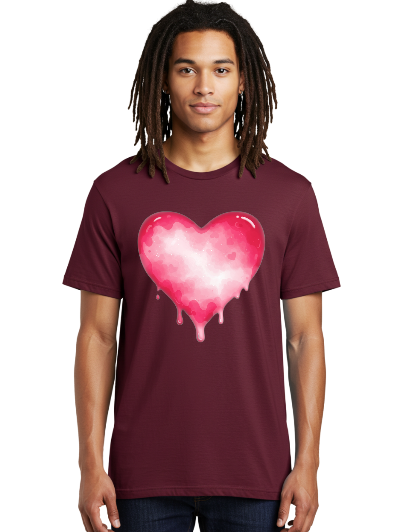 Pink-Heart-6 Men'S Graphic Tee, 100% Cotton, Comfortable Casual Summer Wear, Machine Washable, Vintage Camera, Old Camera, Antique Camera, Black Camera, Classic Photography, Photography Equipment, Nostalgic Device, Film Camera, Camera Art Baj677