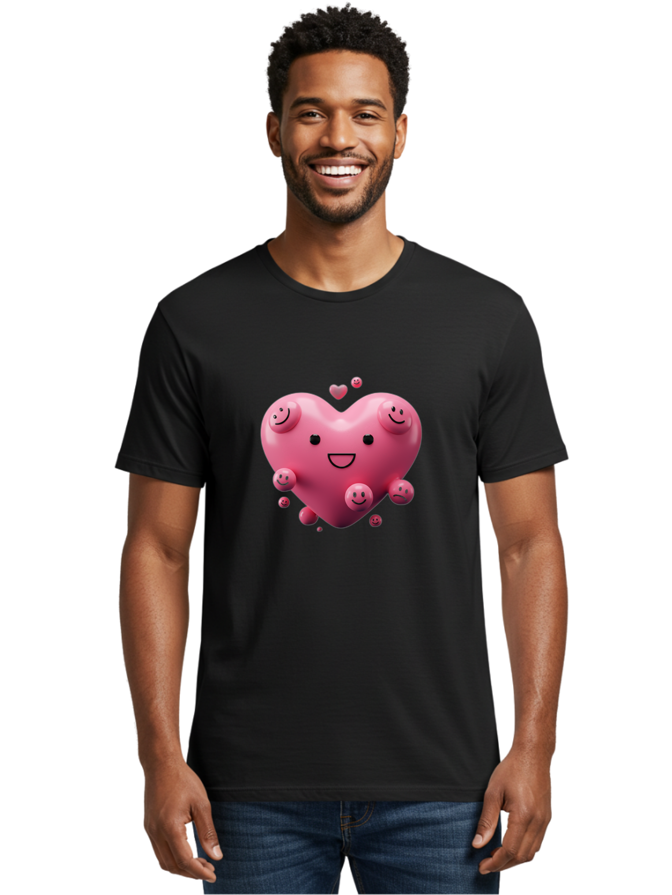 Pink-Heart-7 Men'S Graphic Tee, 100% Cotton, Comfortable Casual Summer Wear, Machine Washable, Vintage Camera, Old Camera, Antique Camera, Black Camera, Classic Photography, Photography Equipment, Nostalgic Device, Film Camera, Camera Art Baj678