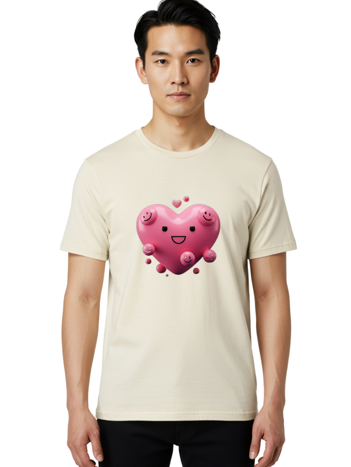 Pink-Heart-7 Men'S Graphic Tee, 100% Cotton, Comfortable Casual Summer Wear, Machine Washable, Vintage Camera, Old Camera, Antique Camera, Black Camera, Classic Photography, Photography Equipment, Nostalgic Device, Film Camera, Camera Art Baj678