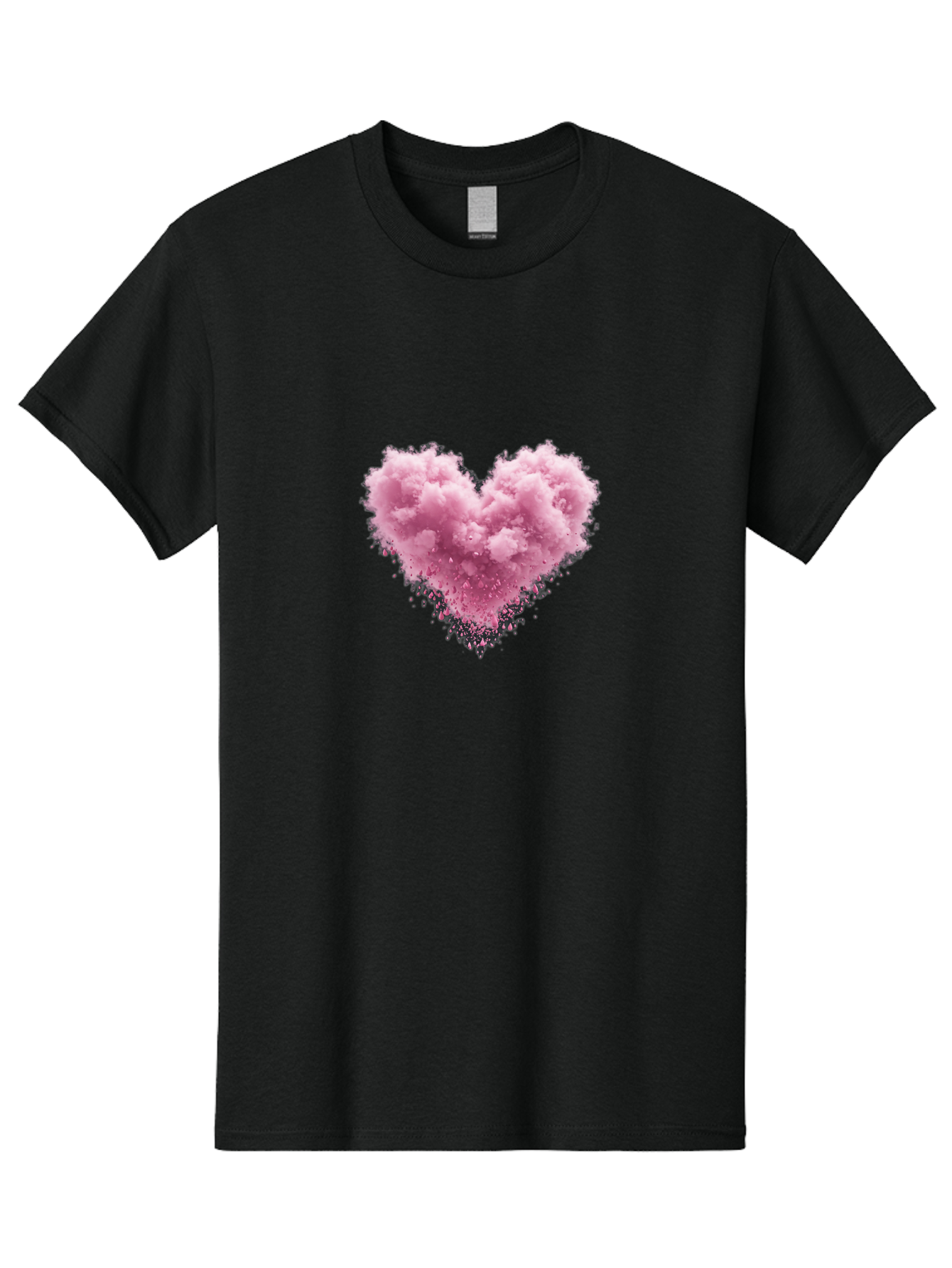 Pink-Heart-Cloud Men'S Graphic Tee, 100% Cotton, Comfortable Casual Summer Wear, Machine Washable, Vintage Camera, Old Camera, Antique Camera, Black Camera, Classic Photography, Photography Equipment, Nostalgic Device, Film Camera, Camera Art Baj680