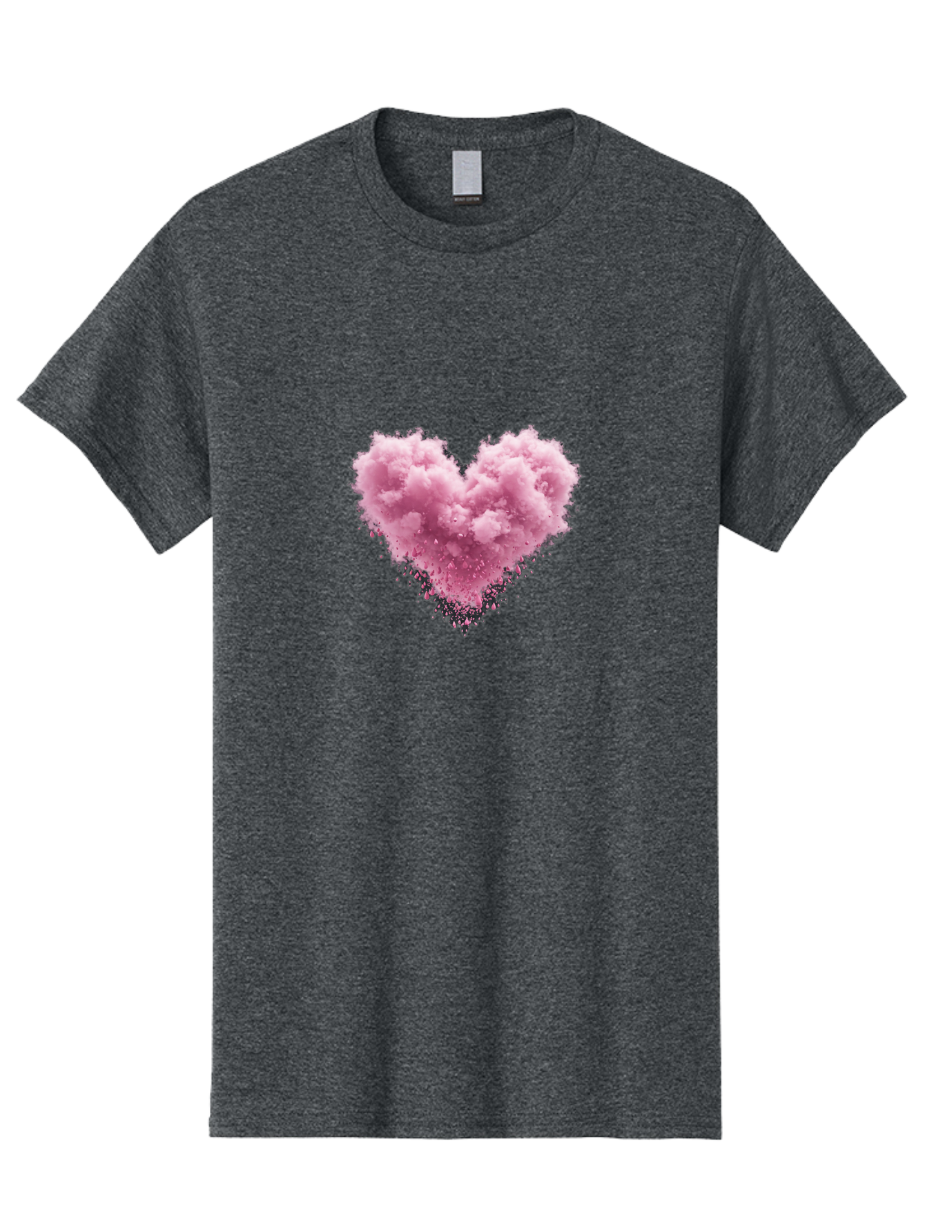 Pink-Heart-Cloud Men'S Graphic Tee, 100% Cotton, Comfortable Casual Summer Wear, Machine Washable, Vintage Camera, Old Camera, Antique Camera, Black Camera, Classic Photography, Photography Equipment, Nostalgic Device, Film Camera, Camera Art Baj680