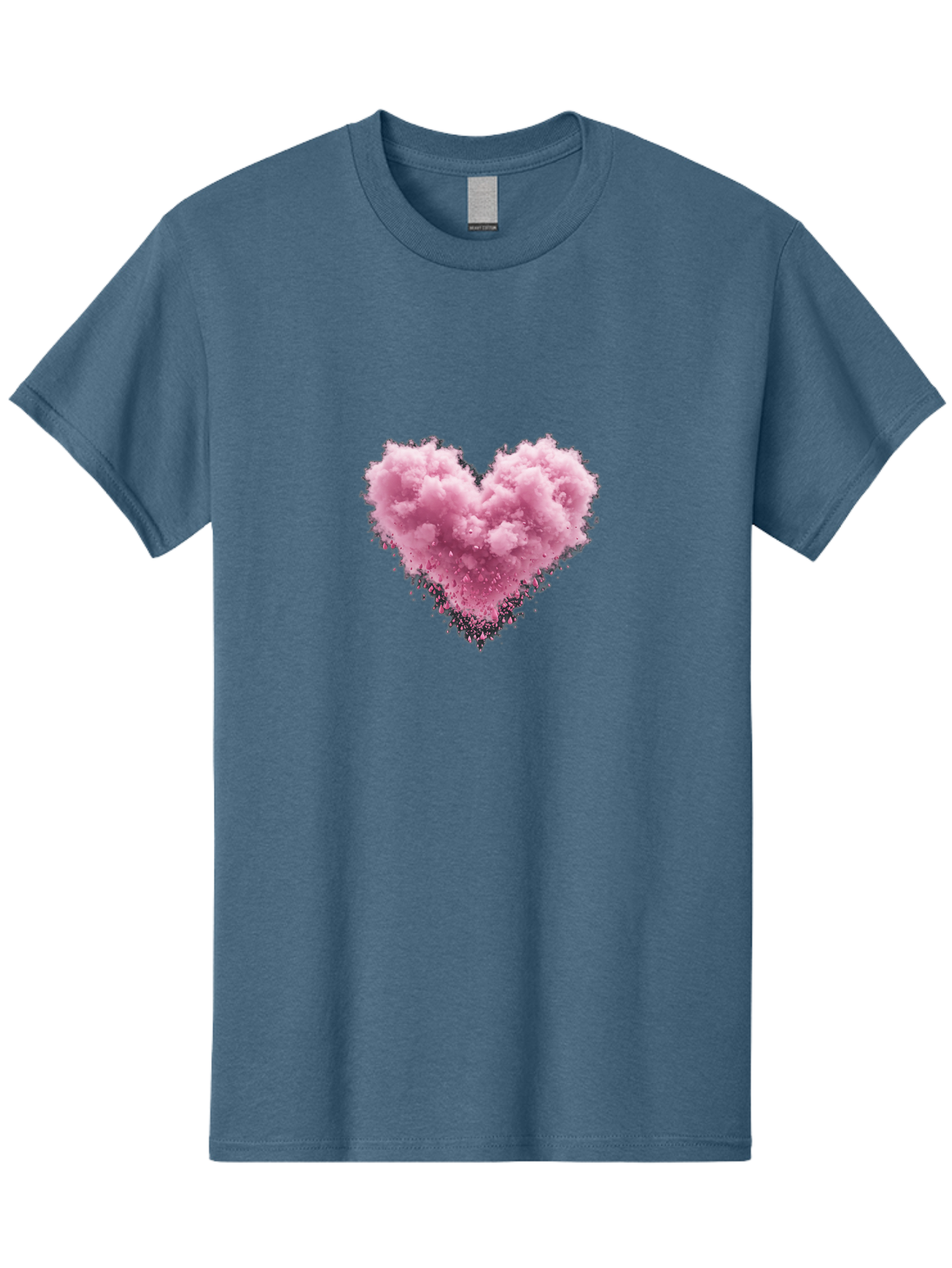 Pink-Heart-Cloud Men'S Graphic Tee, 100% Cotton, Comfortable Casual Summer Wear, Machine Washable, Vintage Camera, Old Camera, Antique Camera, Black Camera, Classic Photography, Photography Equipment, Nostalgic Device, Film Camera, Camera Art Baj680