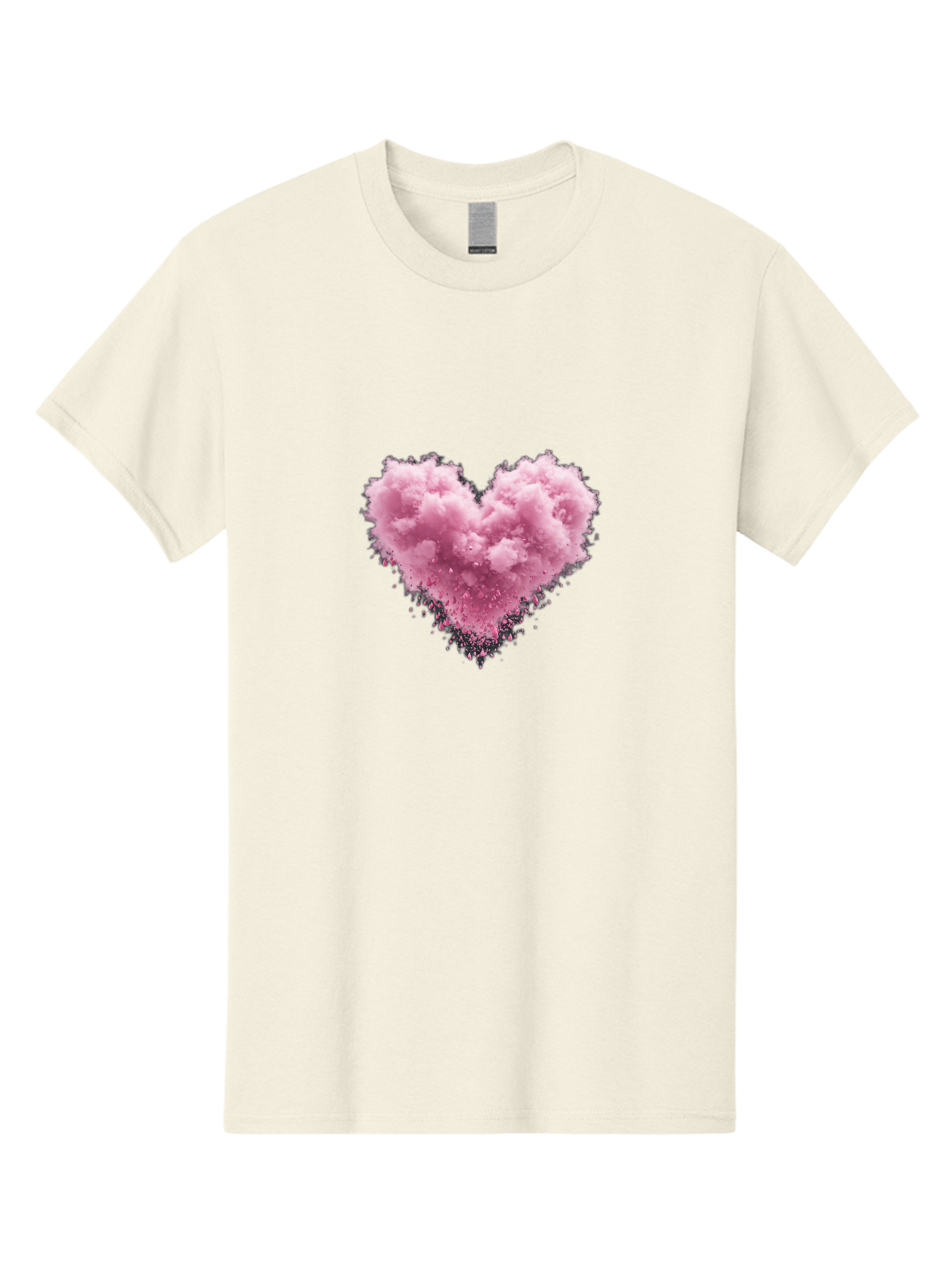 Pink-Heart-Cloud Men'S Graphic Tee, 100% Cotton, Comfortable Casual Summer Wear, Machine Washable, Vintage Camera, Old Camera, Antique Camera, Black Camera, Classic Photography, Photography Equipment, Nostalgic Device, Film Camera, Camera Art Baj680