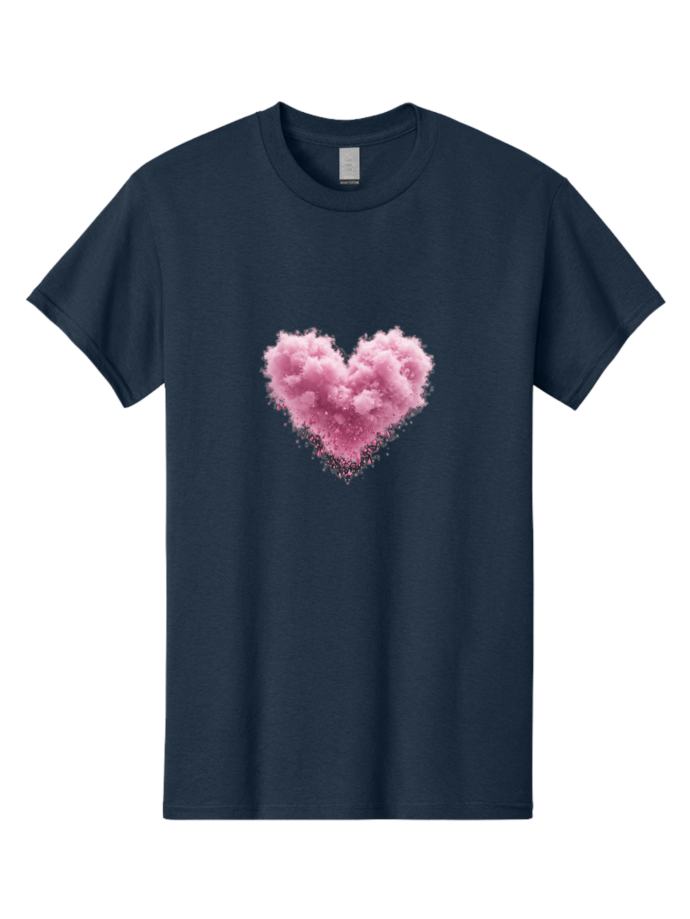 Pink-Heart-Cloud Men'S Graphic Tee, 100% Cotton, Comfortable Casual Summer Wear, Machine Washable, Vintage Camera, Old Camera, Antique Camera, Black Camera, Classic Photography, Photography Equipment, Nostalgic Device, Film Camera, Camera Art Baj680