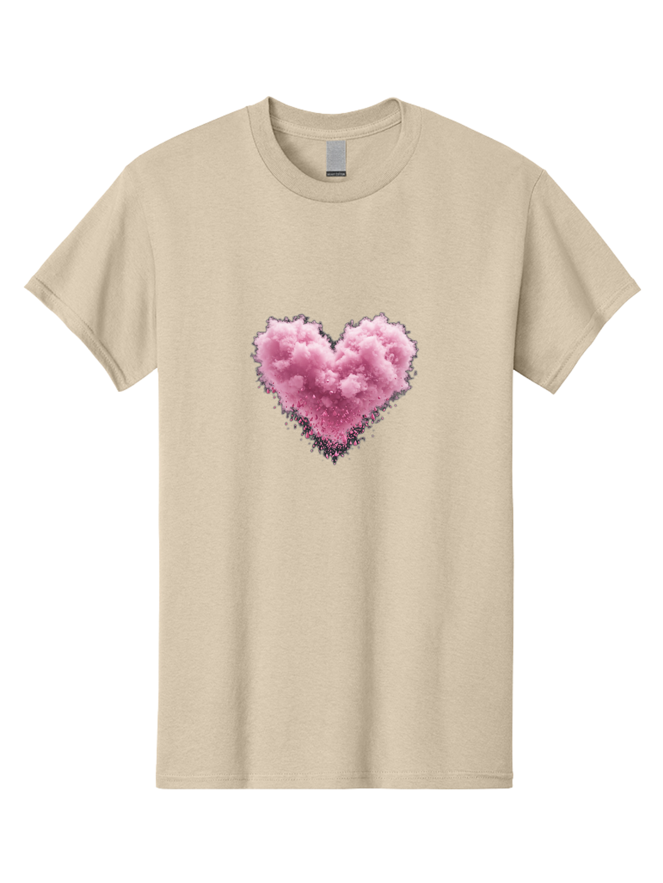 Pink-Heart-Cloud Men'S Graphic Tee, 100% Cotton, Comfortable Casual Summer Wear, Machine Washable, Vintage Camera, Old Camera, Antique Camera, Black Camera, Classic Photography, Photography Equipment, Nostalgic Device, Film Camera, Camera Art Baj680
