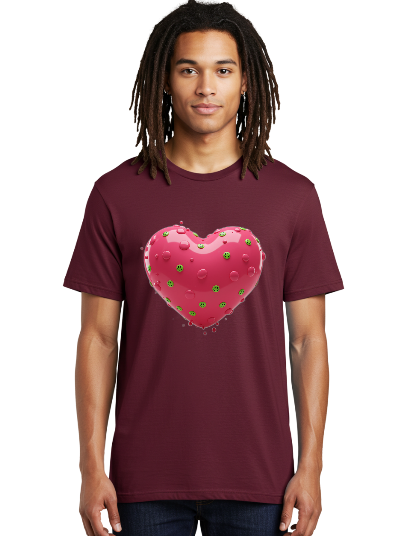 Pink-Heart-Pimples Men'S Graphic Tee, 100% Cotton, Comfortable Casual Summer Wear, Machine Washable, Vintage Camera, Old Camera, Antique Camera, Black Camera, Classic Photography, Photography Equipment, Nostalgic Device, Film Camera, Baj682
