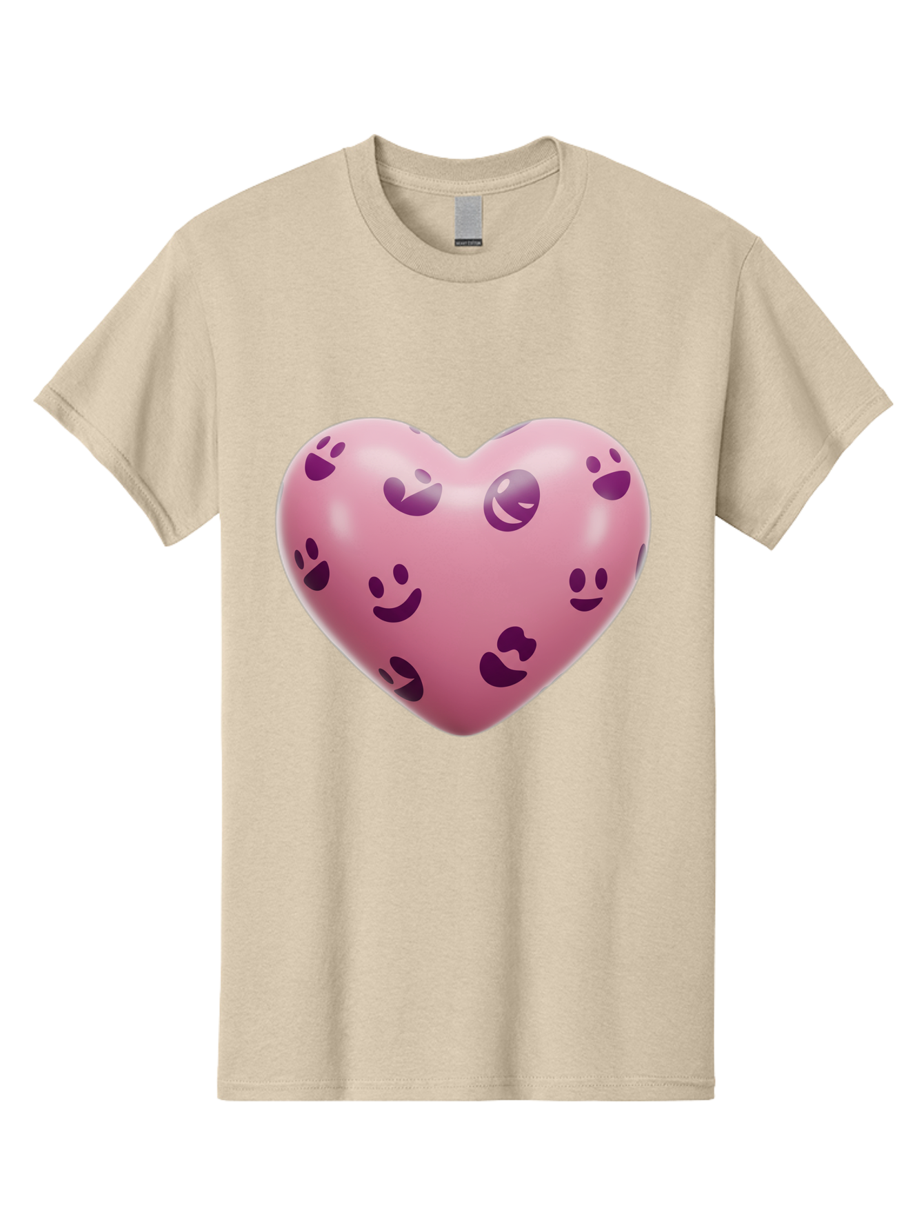 Pink-Heart-With-Purple-Emoji-Faces Men'S Graphic Tee, 100% Cotton, Comfortable Casual Summer Wear, Machine Washable, Vintage Camera, Old Camera, Antique Camera, Black Camera, Classic Photography, Photography Equipment, Nostalgic Device, Baj684