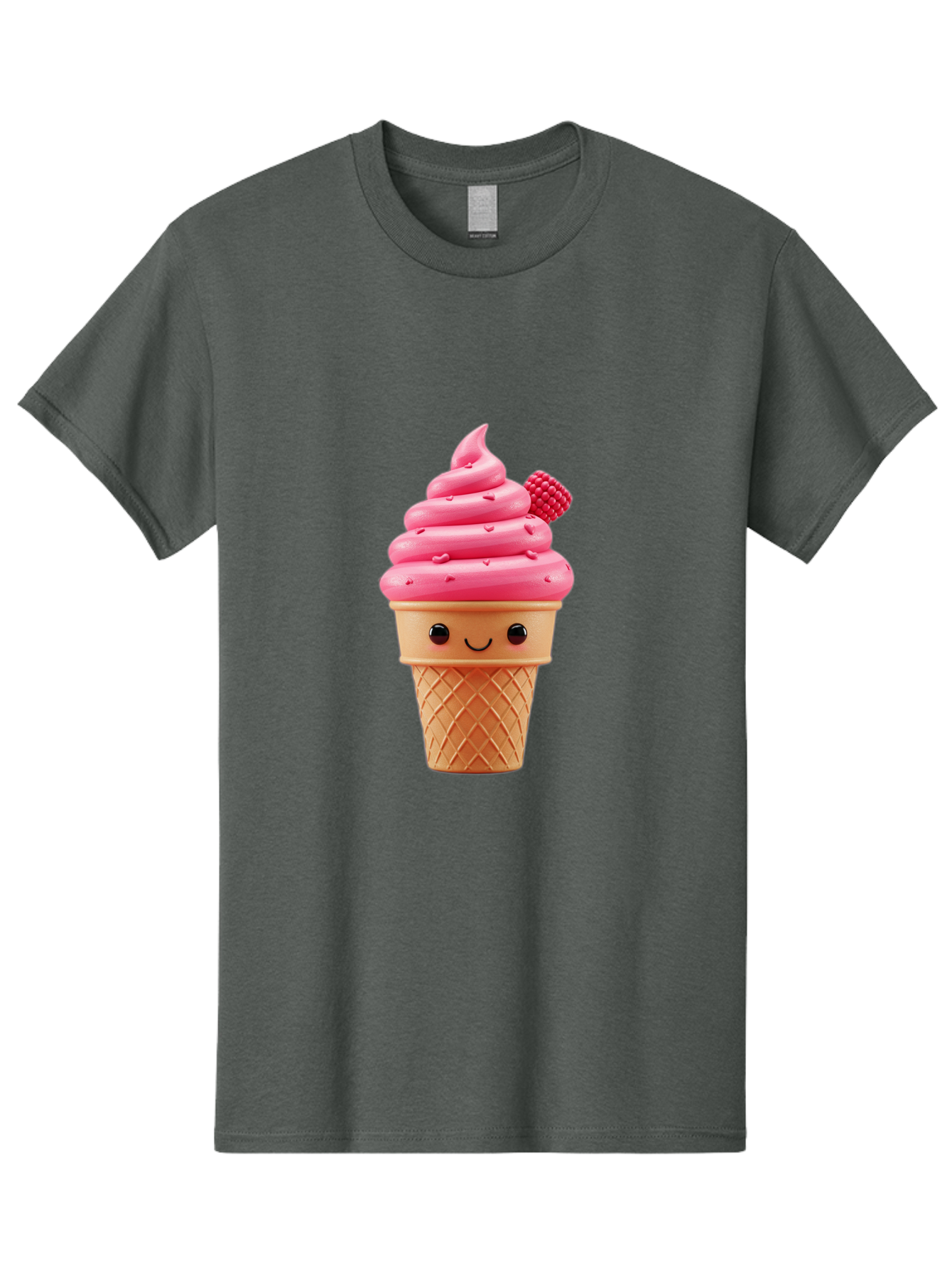 Pink-Ice-Cream-Cone-1 Men'S Graphic Tee, 100% Cotton, Comfortable Casual Summer Wear, Machine Washable, Vintage Camera, Old Camera, Antique Camera, Black Camera, Classic Photography, Photography Equipment, Nostalgic Device, Film Camera, Baj687