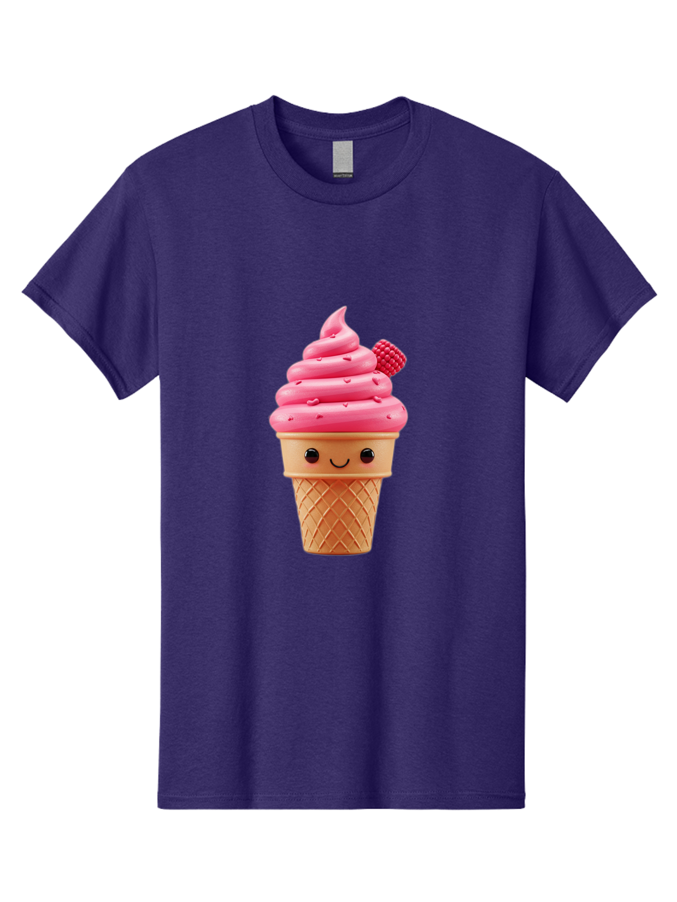 Pink-Ice-Cream-Cone-1 Men'S Graphic Tee, 100% Cotton, Comfortable Casual Summer Wear, Machine Washable, Vintage Camera, Old Camera, Antique Camera, Black Camera, Classic Photography, Photography Equipment, Nostalgic Device, Film Camera, Baj687