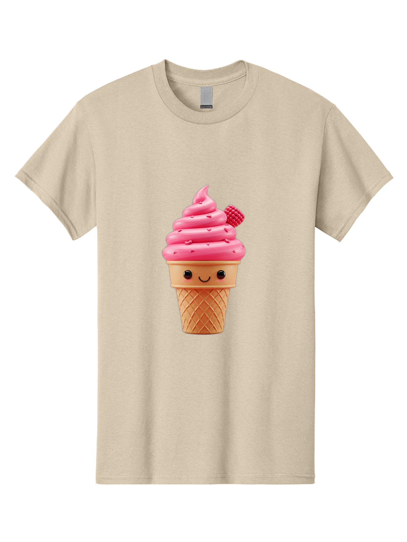 Pink-Ice-Cream-Cone-1 Men'S Graphic Tee, 100% Cotton, Comfortable Casual Summer Wear, Machine Washable, Vintage Camera, Old Camera, Antique Camera, Black Camera, Classic Photography, Photography Equipment, Nostalgic Device, Film Camera, Baj687