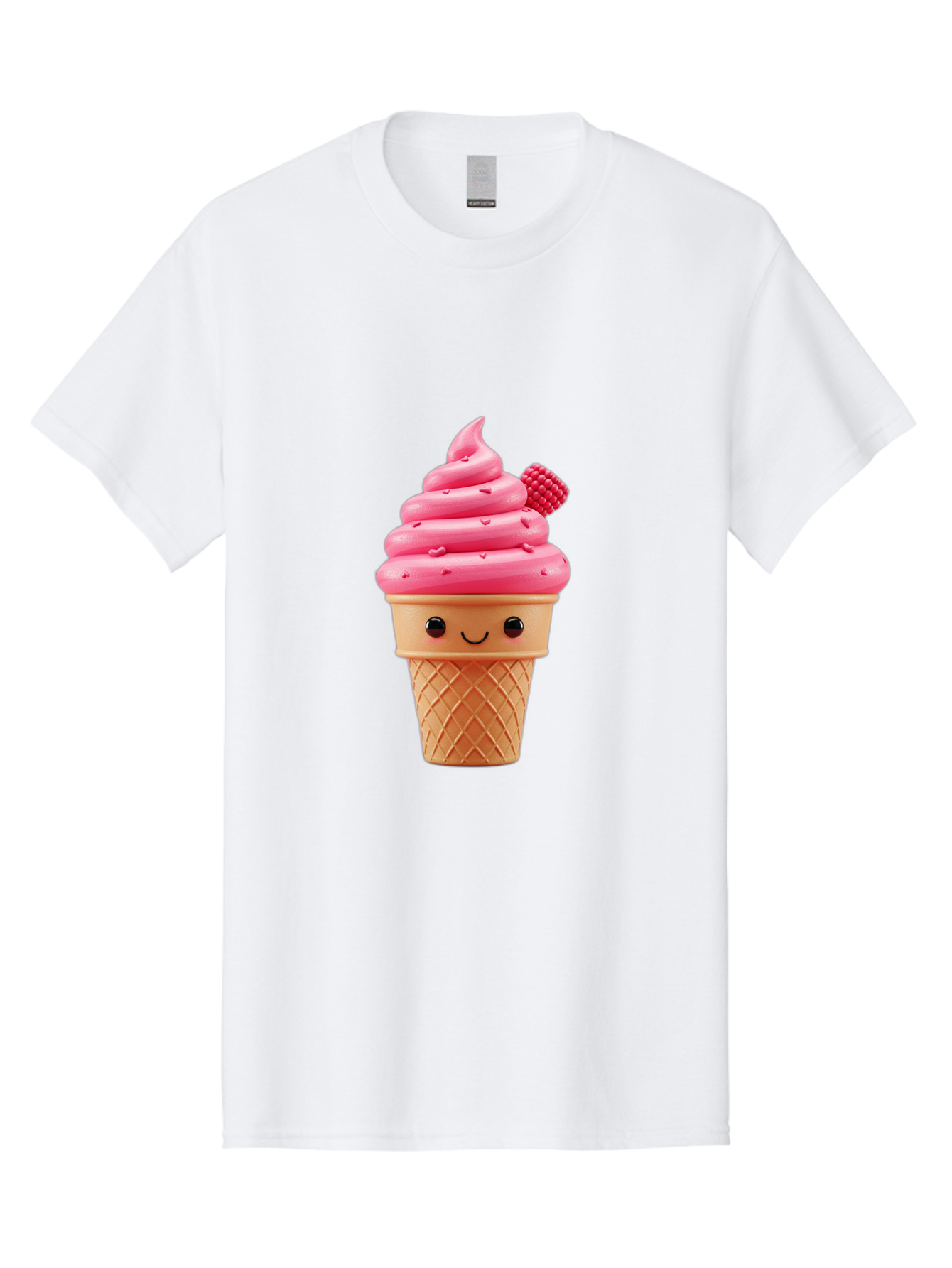 Pink-Ice-Cream-Cone-1 Men'S Graphic Tee, 100% Cotton, Comfortable Casual Summer Wear, Machine Washable, Vintage Camera, Old Camera, Antique Camera, Black Camera, Classic Photography, Photography Equipment, Nostalgic Device, Film Camera, Baj687