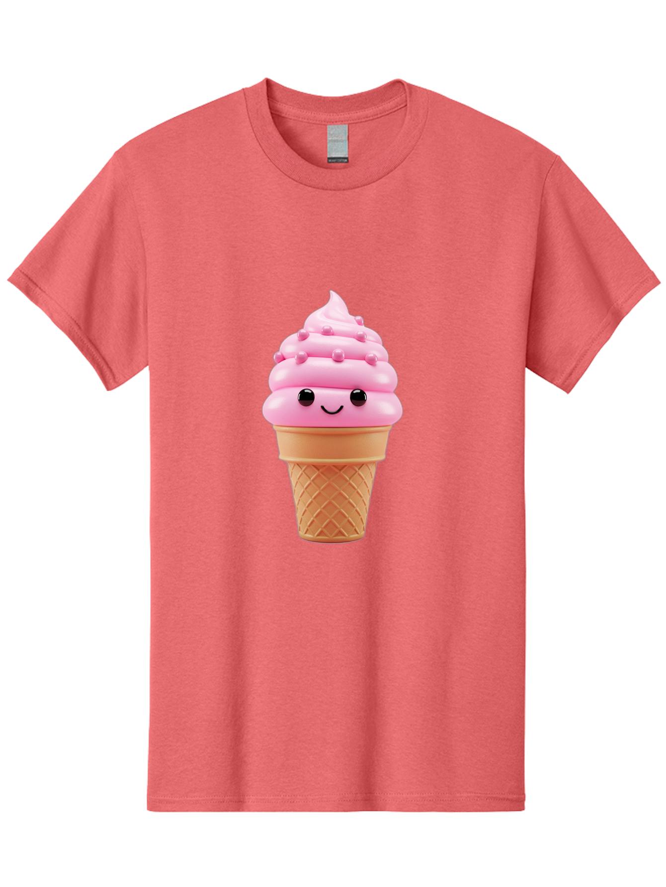 Pink-Ice-Cream-Cone Men'S Graphic Tee, 100% Cotton, Comfortable Casual Summer Wear, Machine Washable, Vintage Camera, Old Camera, Antique Camera, Black Camera, Classic Photography, Photography Equipment, Nostalgic Device, Film Camera, Baj688
