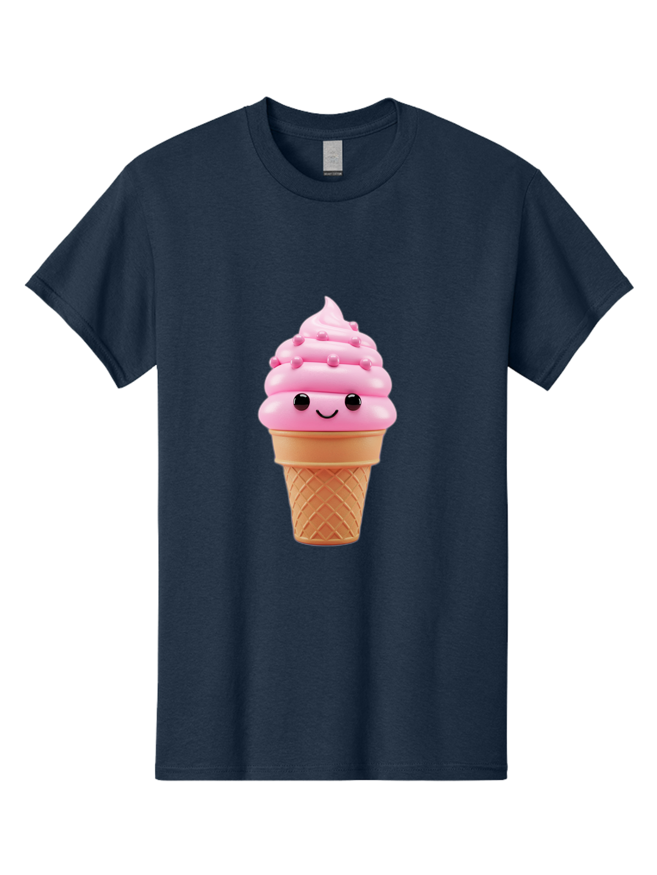 Pink-Ice-Cream-Cone Men'S Graphic Tee, 100% Cotton, Comfortable Casual Summer Wear, Machine Washable, Vintage Camera, Old Camera, Antique Camera, Black Camera, Classic Photography, Photography Equipment, Nostalgic Device, Film Camera, Baj688