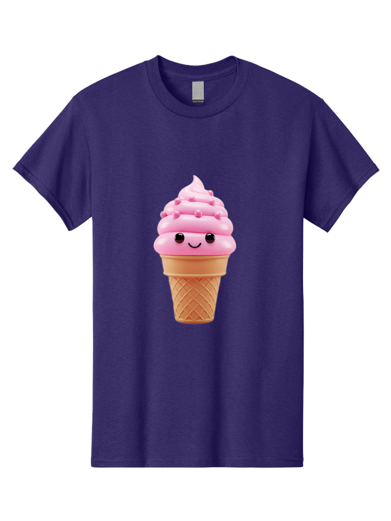Pink-Ice-Cream-Cone Men'S Graphic Tee, 100% Cotton, Comfortable Casual Summer Wear, Machine Washable, Vintage Camera, Old Camera, Antique Camera, Black Camera, Classic Photography, Photography Equipment, Nostalgic Device, Film Camera, Baj688