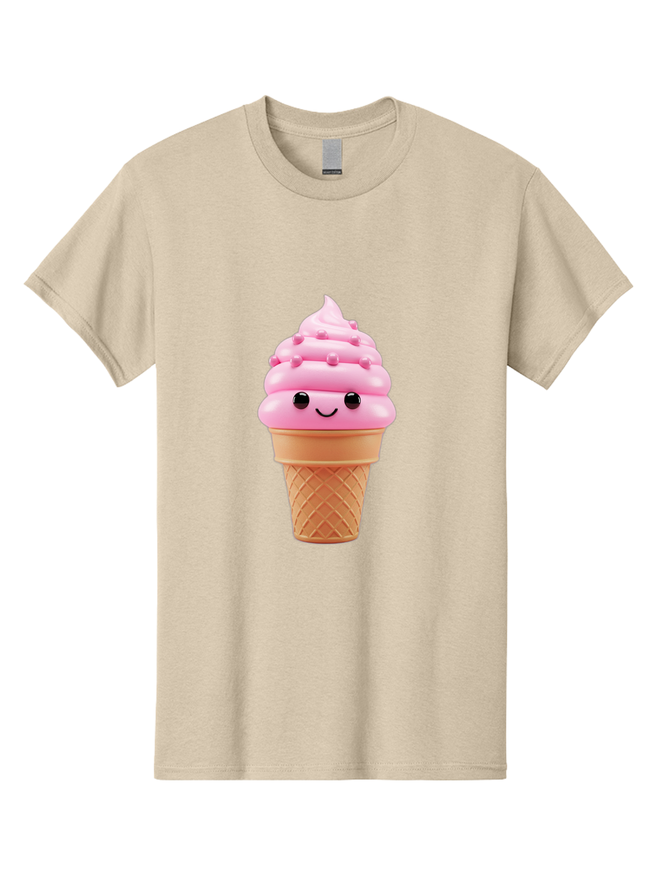 Pink-Ice-Cream-Cone Men'S Graphic Tee, 100% Cotton, Comfortable Casual Summer Wear, Machine Washable, Vintage Camera, Old Camera, Antique Camera, Black Camera, Classic Photography, Photography Equipment, Nostalgic Device, Film Camera, Baj688