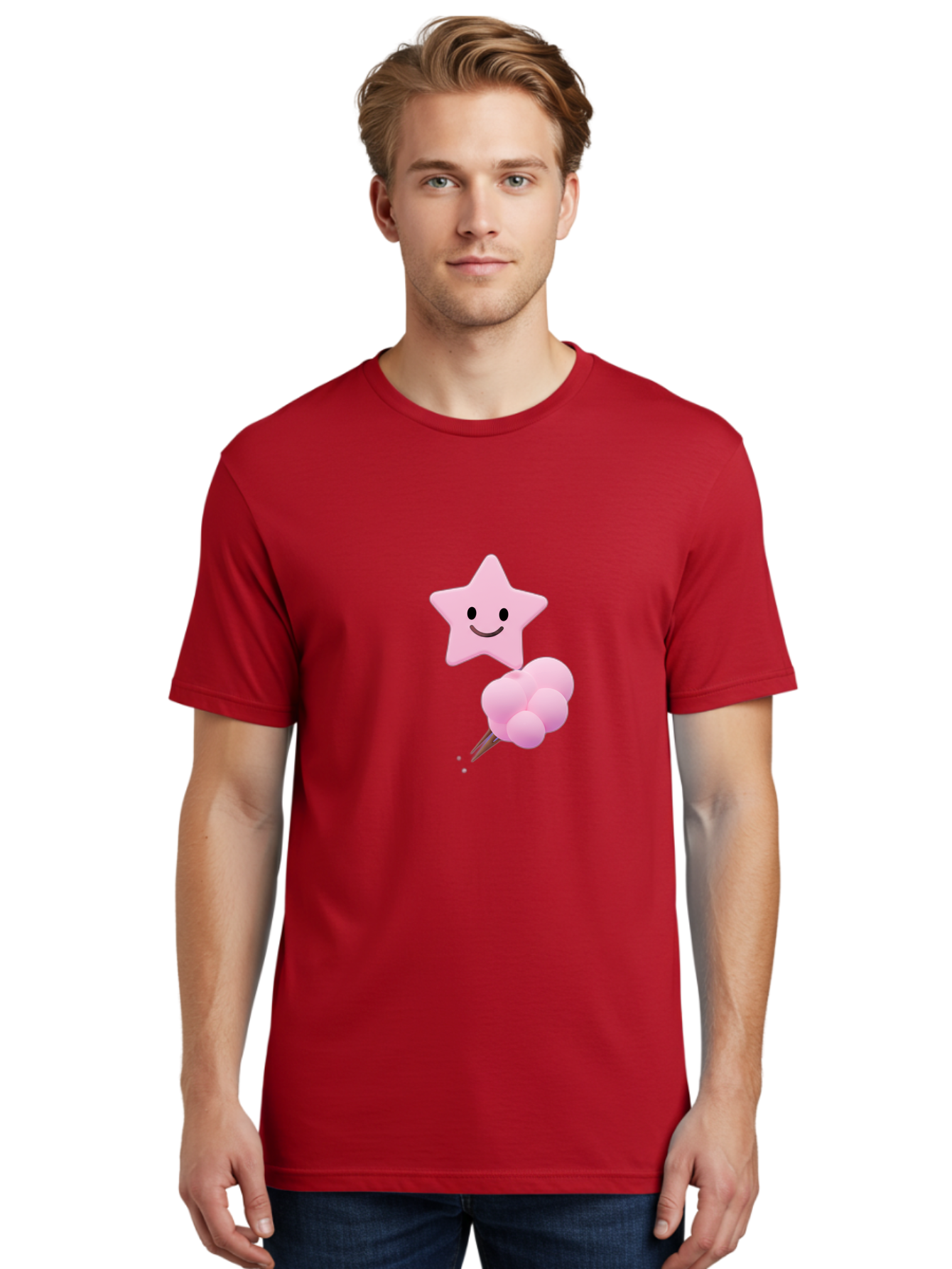 Pink-Star-And-Candyfloss Men'S Graphic Tee, 100% Cotton, Comfortable Casual Summer Wear, Machine Washable, Vintage Camera, Old Camera, Antique Camera, Black Camera, Classic Photography, Photography Equipment, Nostalgic Device, Film Camera, Baj693