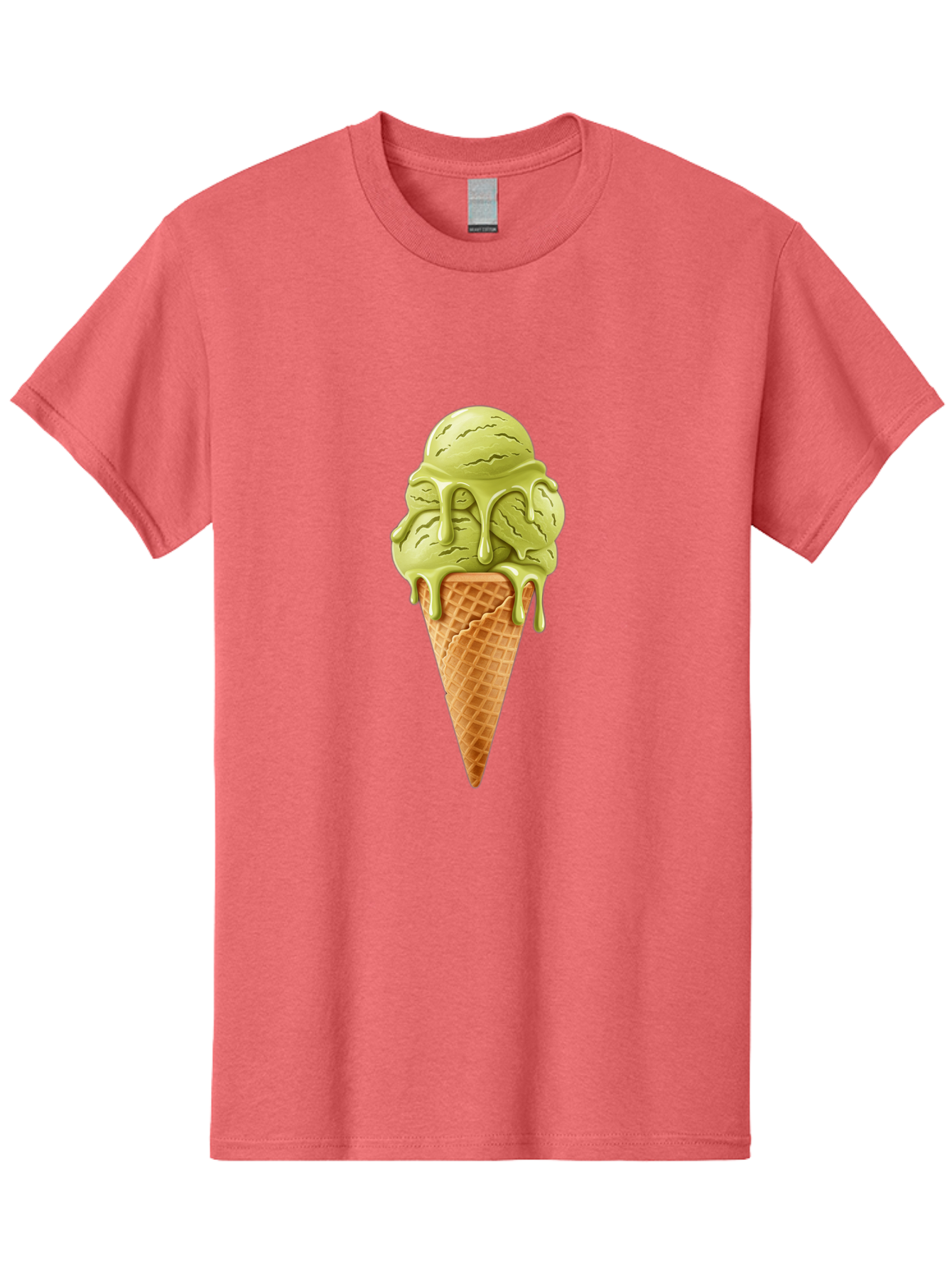 Pistachio-Ice-Cream-Cone Men'S Graphic Tee, 100% Cotton, Comfortable Casual Summer Wear, Machine Washable, Vintage Camera, Old Camera, Antique Camera, Black Camera, Classic Photography, Photography Equipment, Nostalgic Device, Film Camera, Baj697