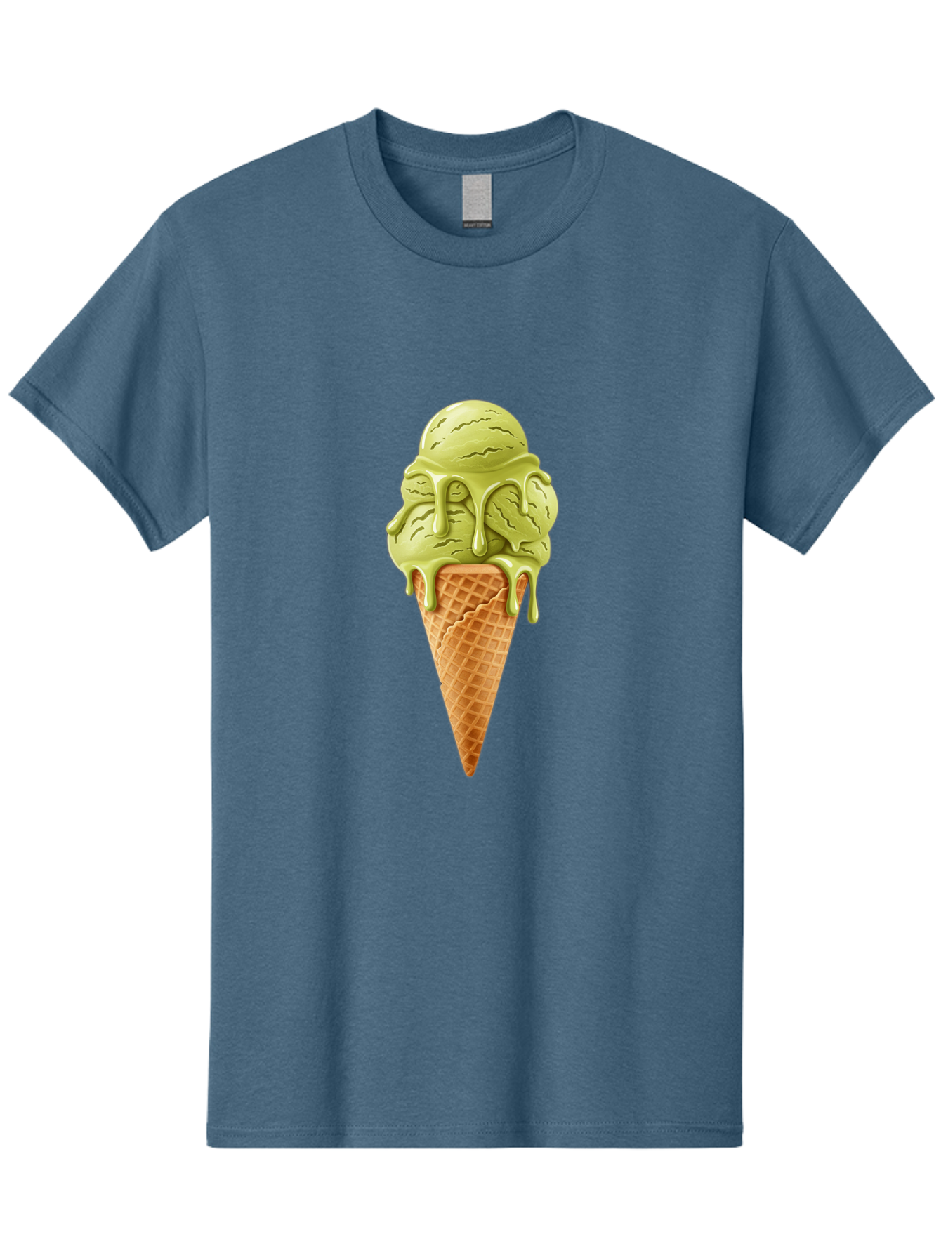 Pistachio-Ice-Cream-Cone Men'S Graphic Tee, 100% Cotton, Comfortable Casual Summer Wear, Machine Washable, Vintage Camera, Old Camera, Antique Camera, Black Camera, Classic Photography, Photography Equipment, Nostalgic Device, Film Camera, Baj697
